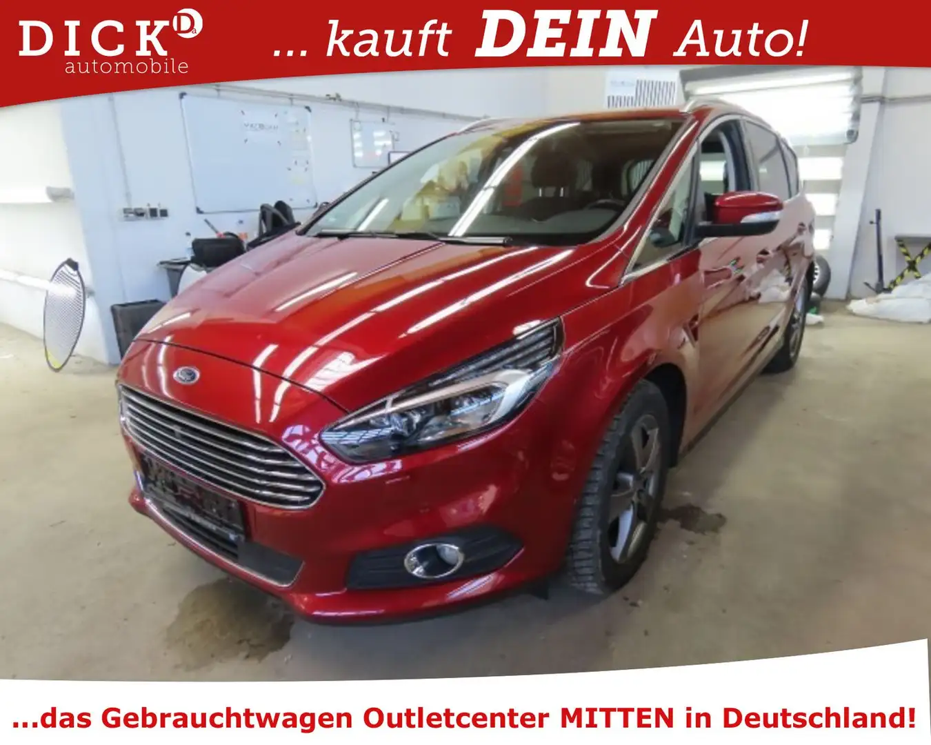 Ford S-Max Titanium 2.0EB ACC/NAVI/SOUND/RFK/PDC/SHZ Rot - 1