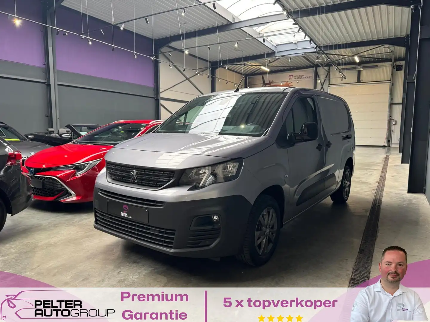 Peugeot Partner 1.5BlueHDi L2 Automaat GPS Camera BTW Incl. Gris - 1