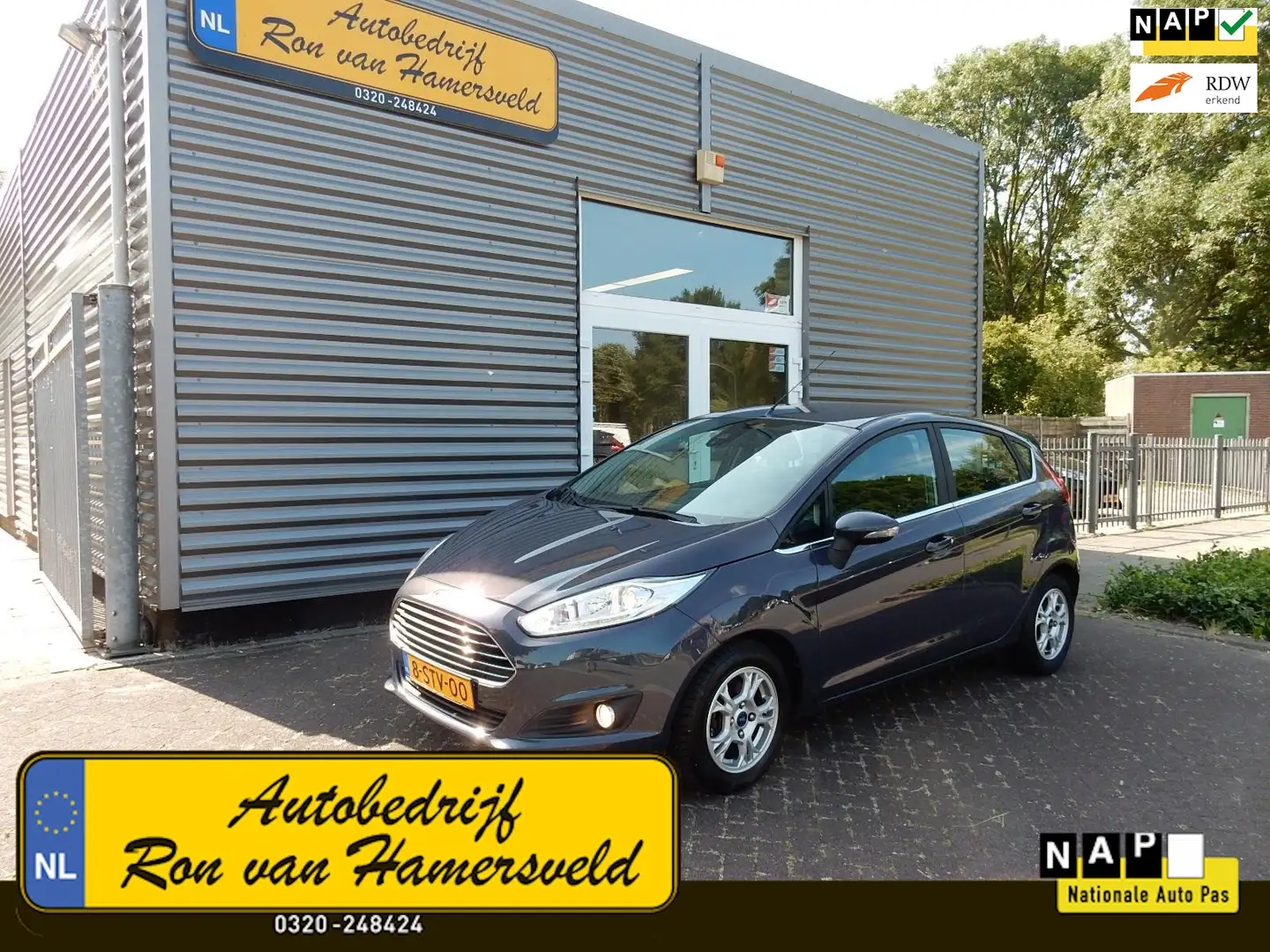 Ford Fiesta 1.6 TDCi TITANIUM*NAVI*AIRCO*CR CONTR* Gris - 1