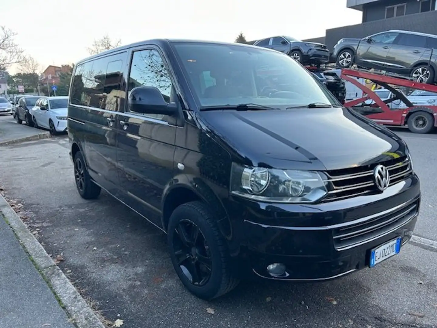 Volkswagen T5 Caravelle 2.0 bitdi 180cv 3.2t 6 posti autocarro Noir - 2