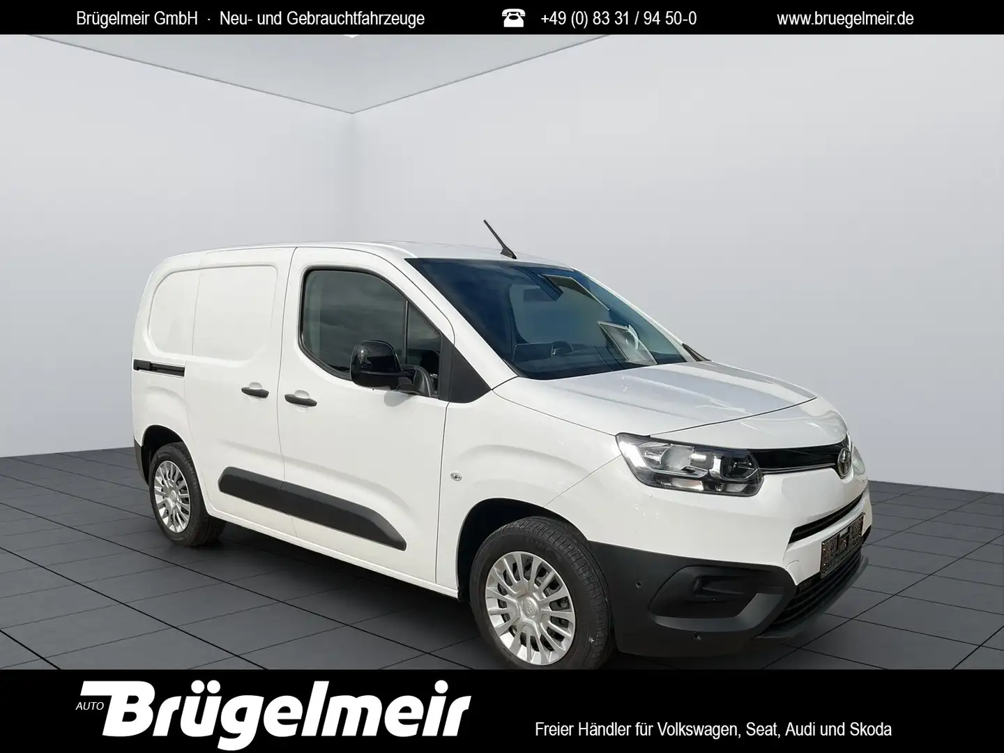 Toyota Proace City Proace City 1.5 D-4D L1 Meister+NAVI+PDC+CARPLAY Blanc - 1