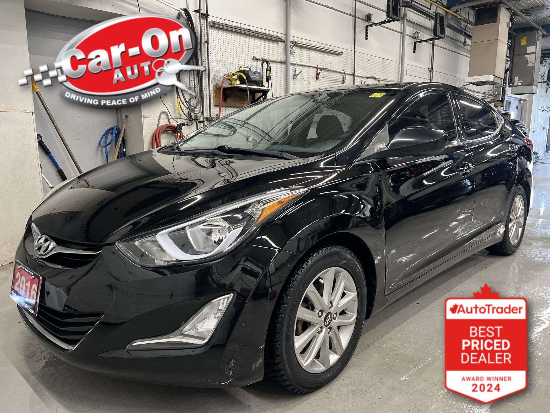 Black 2016 Hyundai Elantra Sedan Automatic