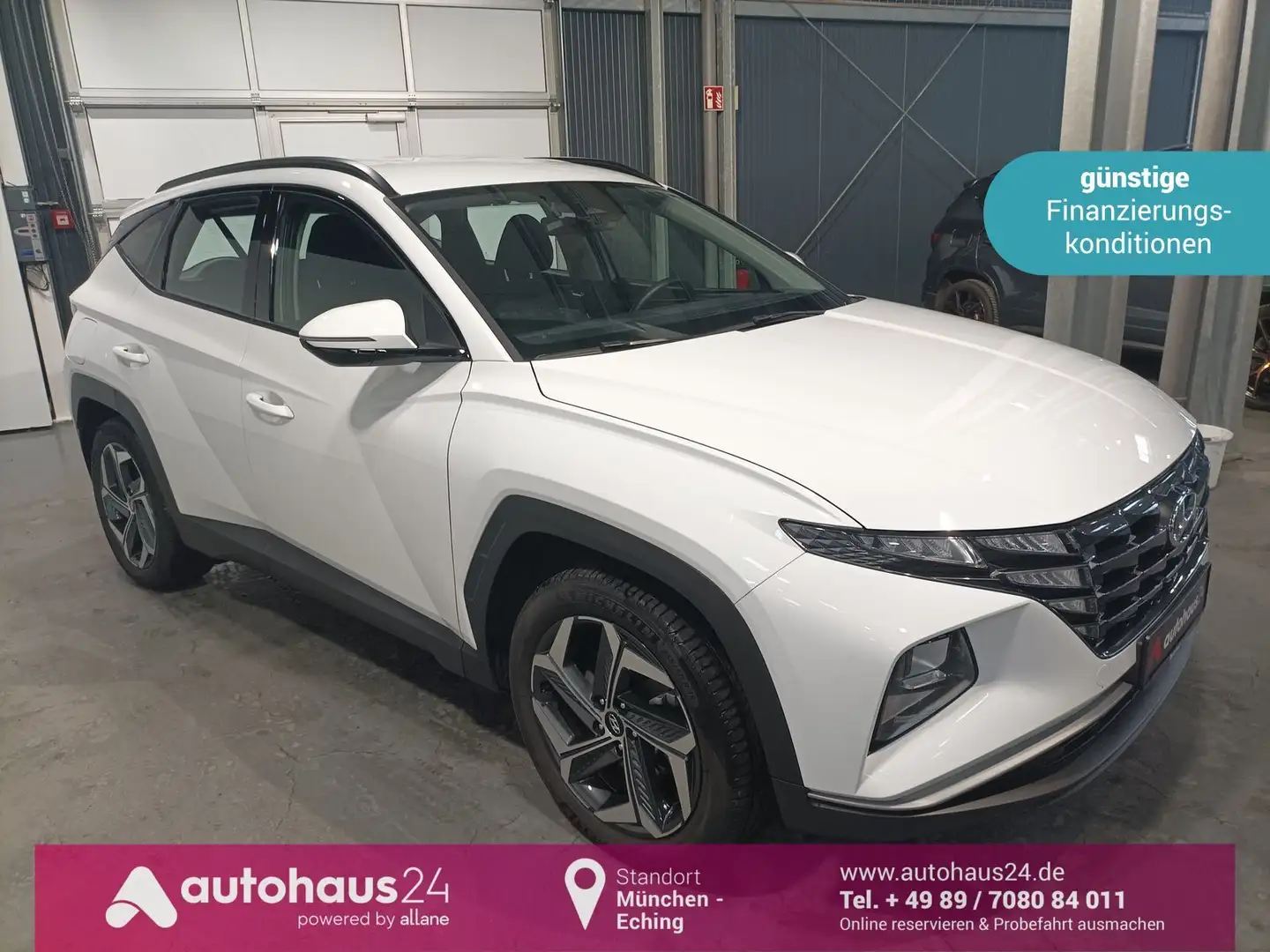 Hyundai TUCSON 1.6 T-GDI Basis PDC|Kamera|App. Blanco - 1