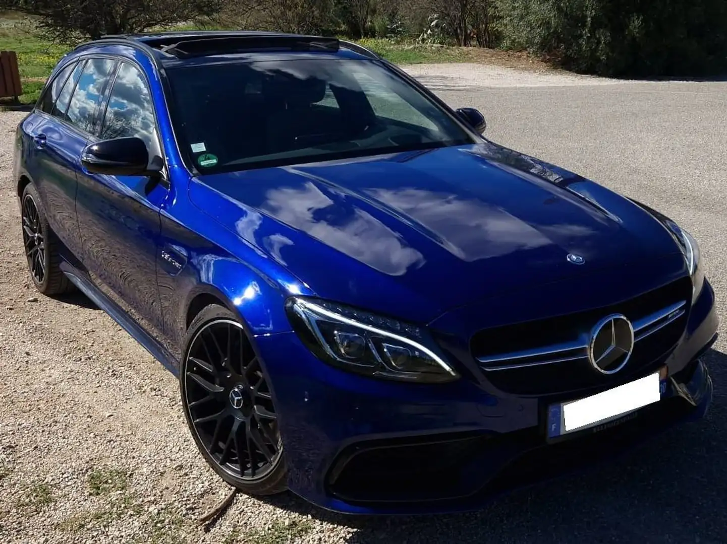 Mercedes-Benz C 63 AMG Classe C Break 63 Mercedes-AMG Speedshift MCT AMG Bleu - 1