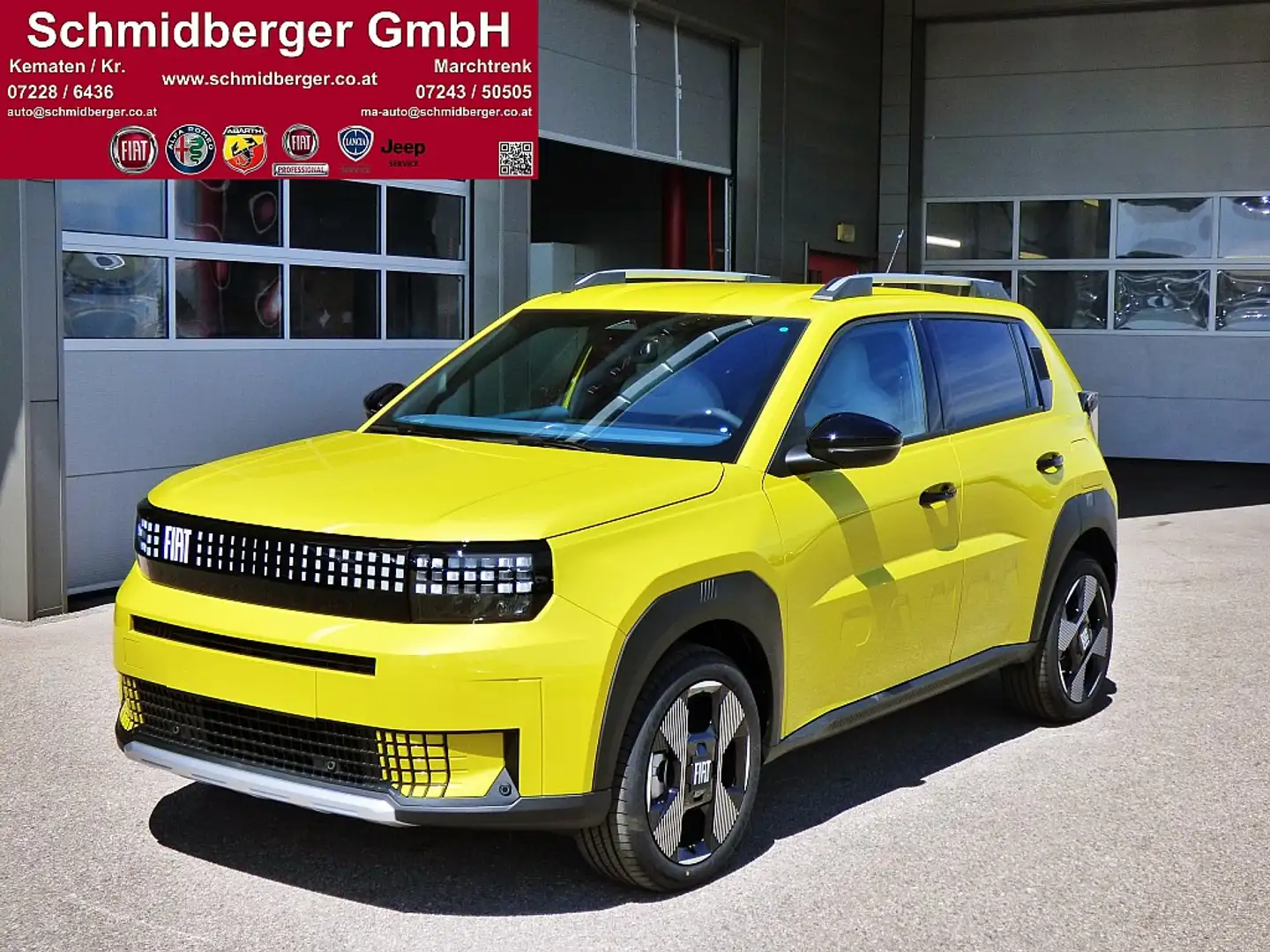 Fiat Grande Panda Elektro 44kWh La Prima LAGER Gelb - 1