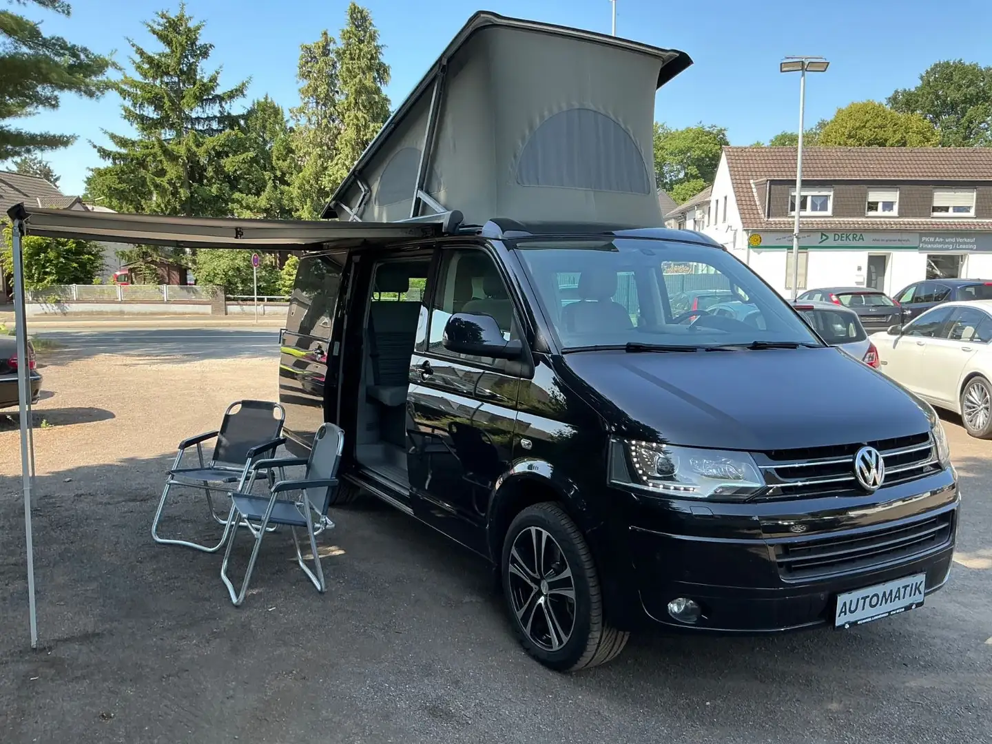 Volkswagen T5 Transporter T5 California Comfortl. Aufstelld. Küche Markise Zwart - 1
