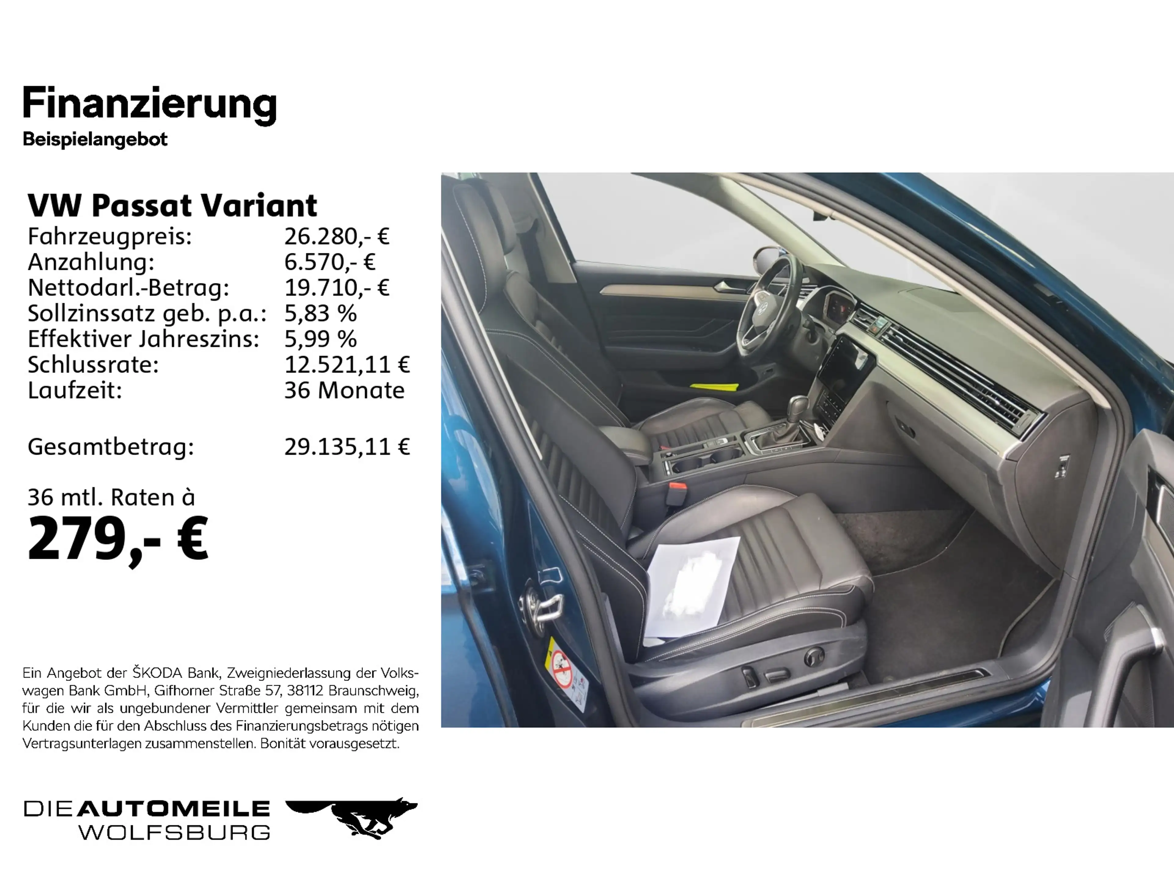 Volkswagen Passat Variant 2.0 TDI DSG Elegance AHK/Einparkh — photo 2