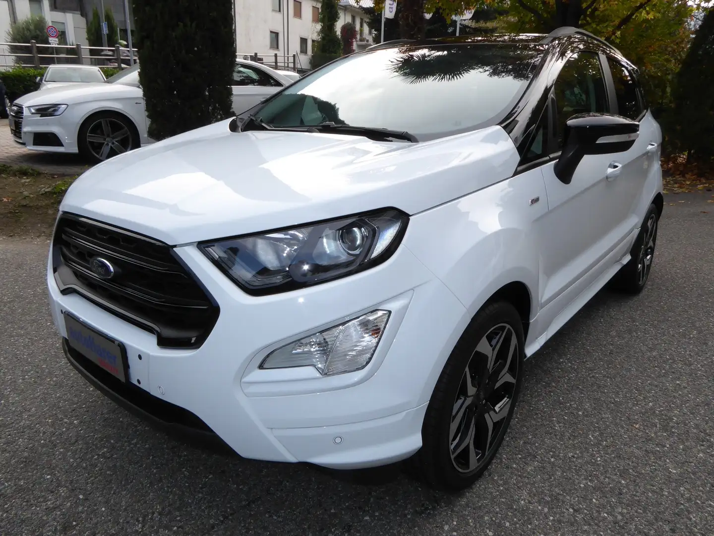 Ford EcoSport EcoSport 1.0 ecoboost ST-Line *CARPLAY*CAM*PELLE* Blanc - 1