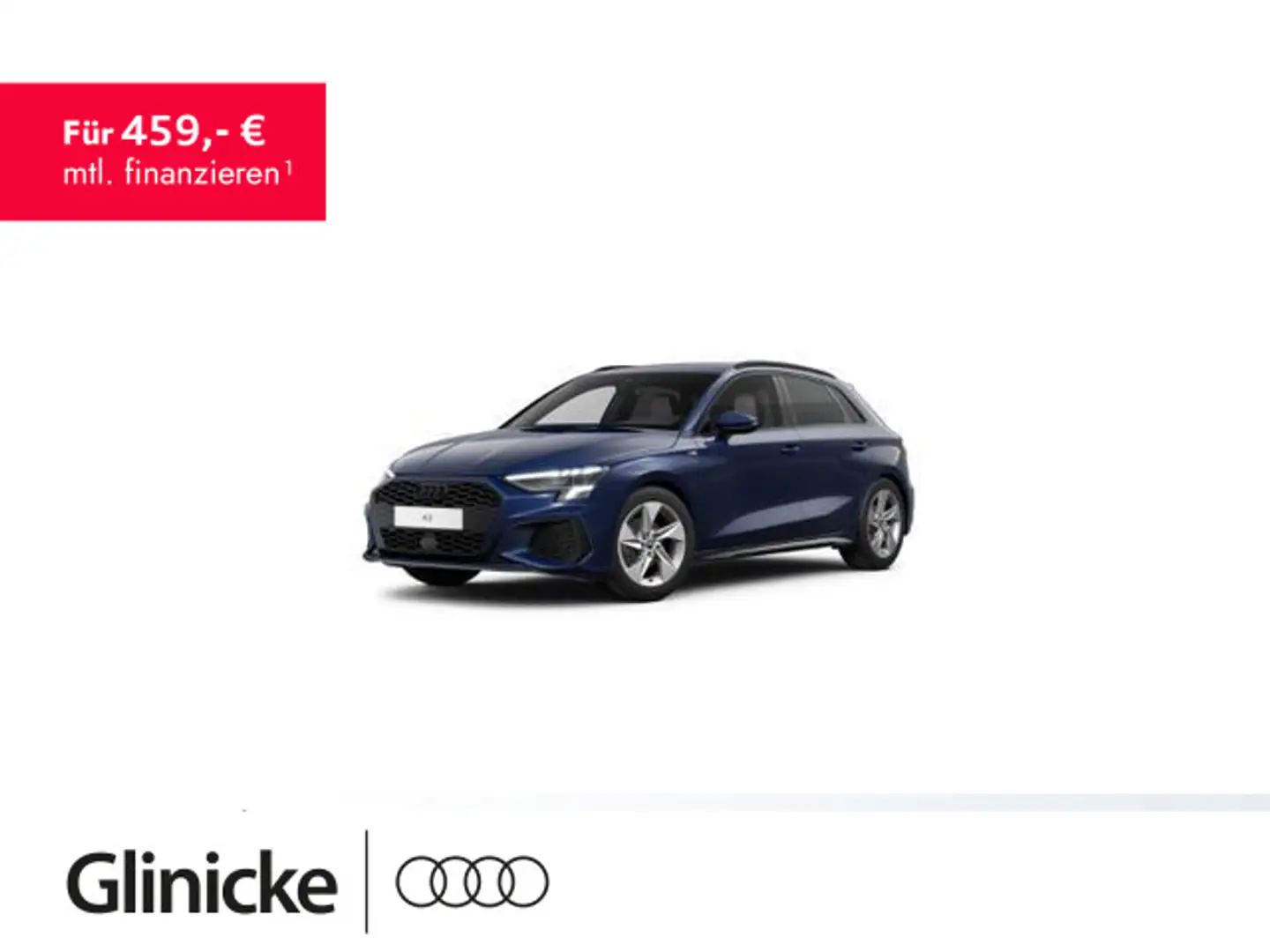 Audi A3 S line 30 TFSI AHK/LED/Nav/ACC/soun Blau - 1