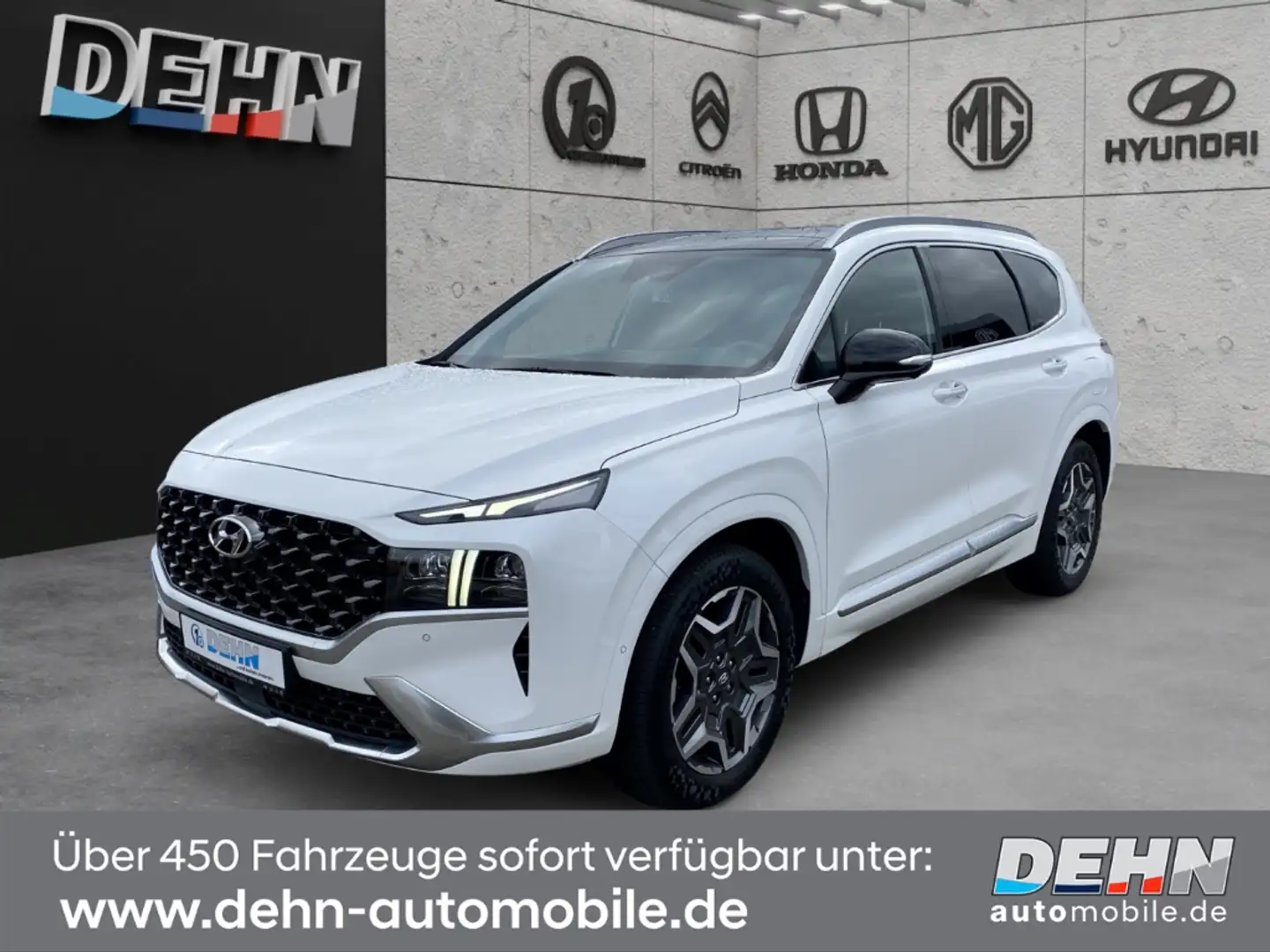Hyundai SANTA FE 1.6 T-GDI Hybrid Signatur 4WD SEVEN Pano 7-Sitzer Weiß - 2