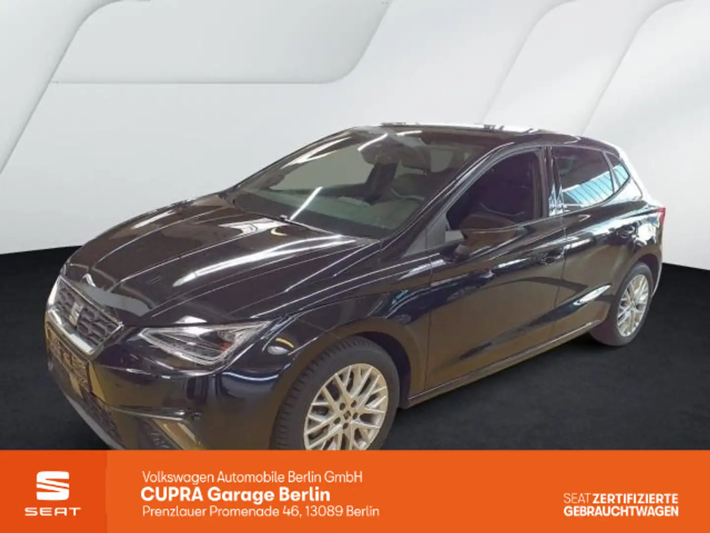 SEAT Ibiza 1.0 TSI DSG FR Climatronic Navi LED SHZ Schwarz - 1