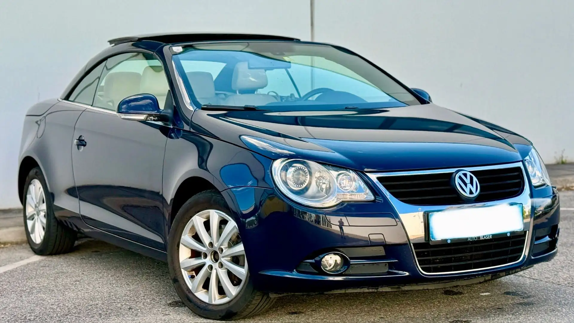 Volkswagen Eos 2,0 FSI *Top-Ausstattung Blau - 2