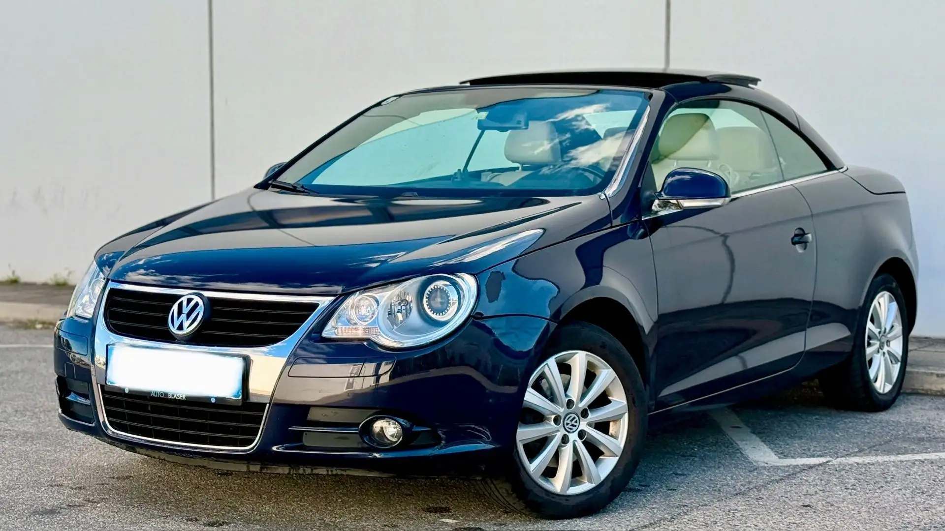 Volkswagen Eos 2,0 FSI *Top-Ausstattung Blau - 1