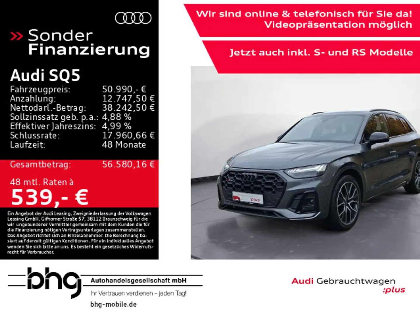 Audi SQ5 TDI quattro tiptronic Blau - 1