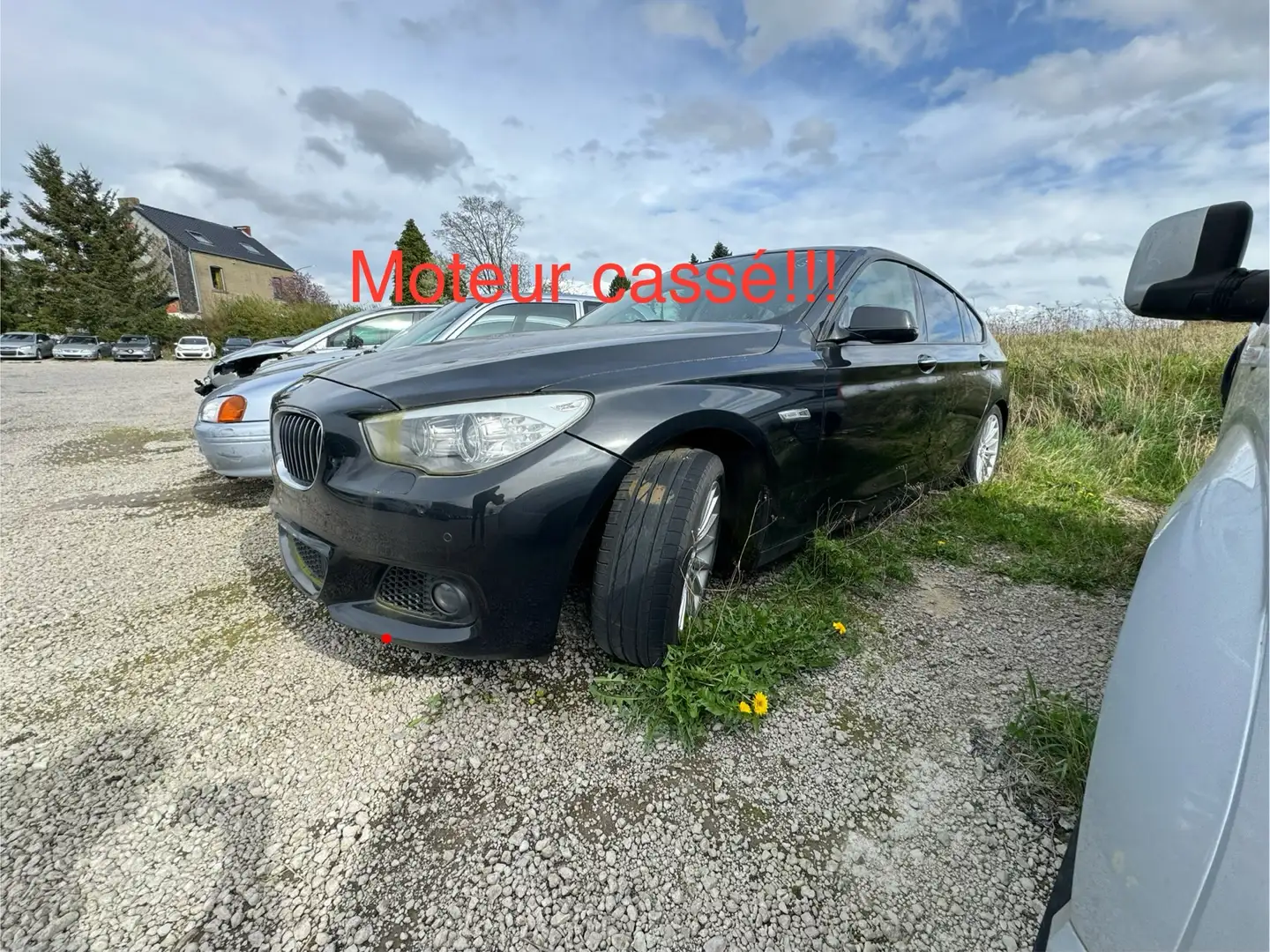 BMW 530 5er GT xDrive moteur cassee Noir - 1