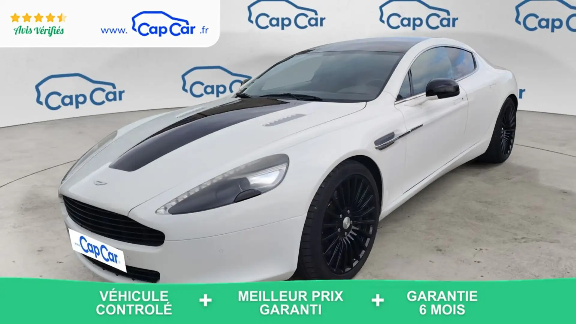 Aston Martin Rapide 6.0 V12 - Automatique Blanc - 1