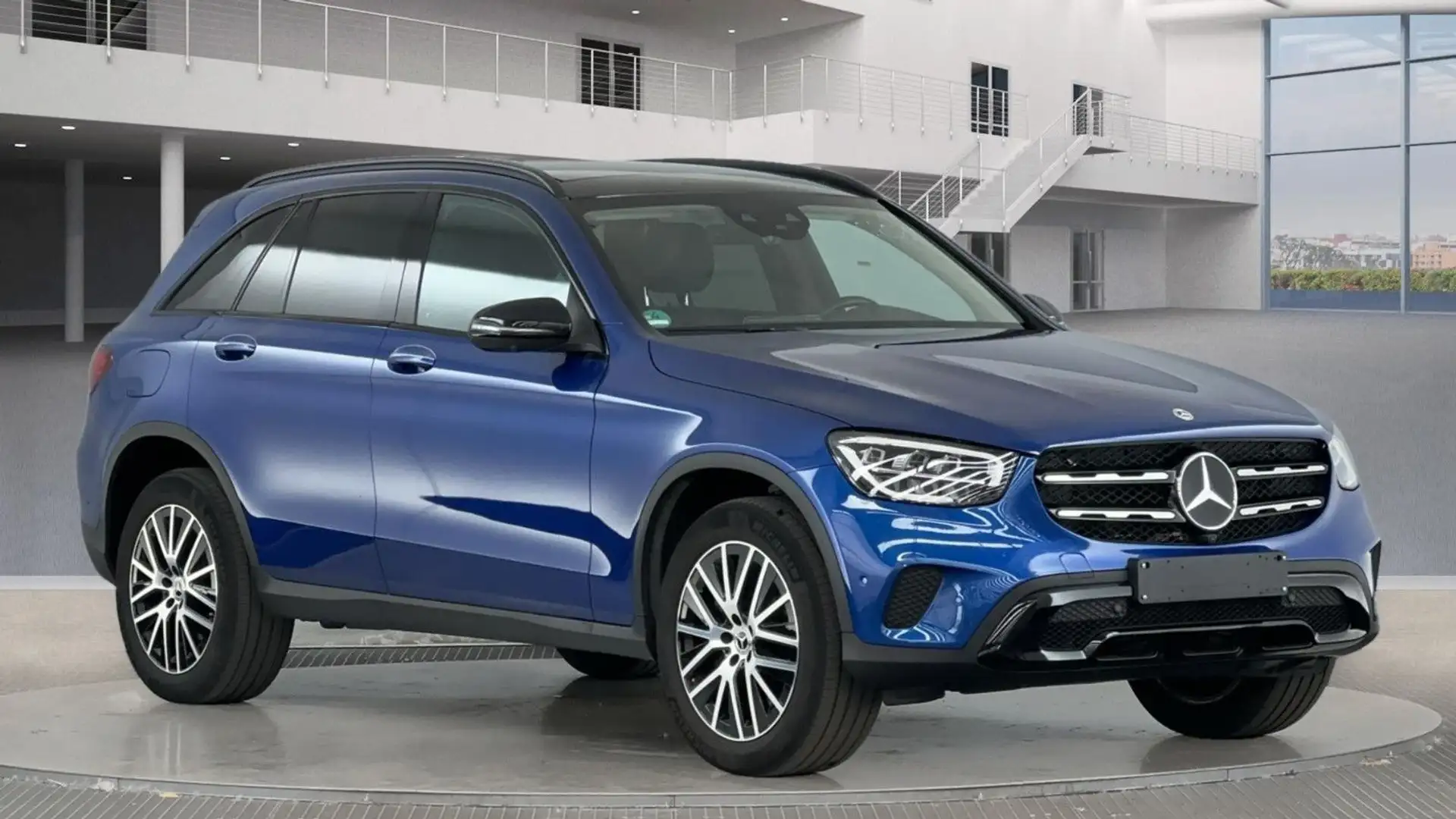 Mercedes-Benz GLC 300 de 19*Night*Pano*Virtual*AHK*360°*belüSi Bleu - 2