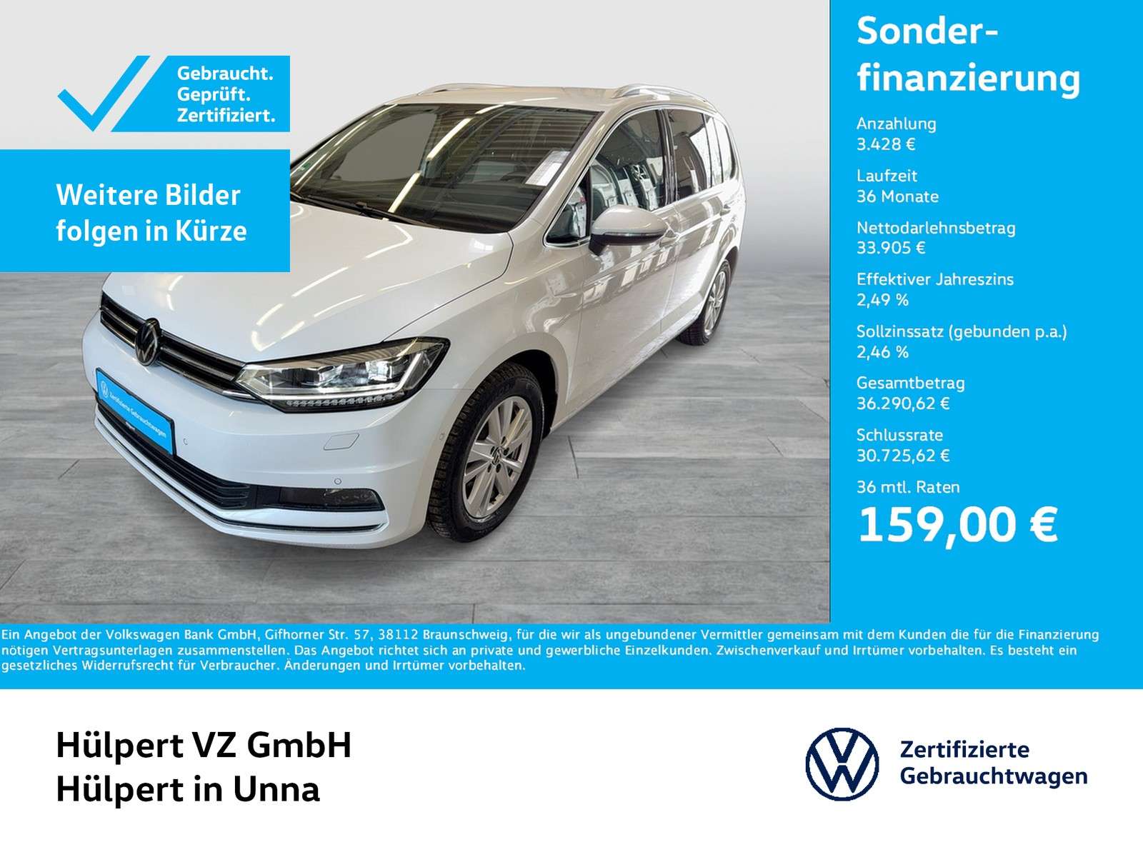 Second hand Volkswagen Touran 2.0