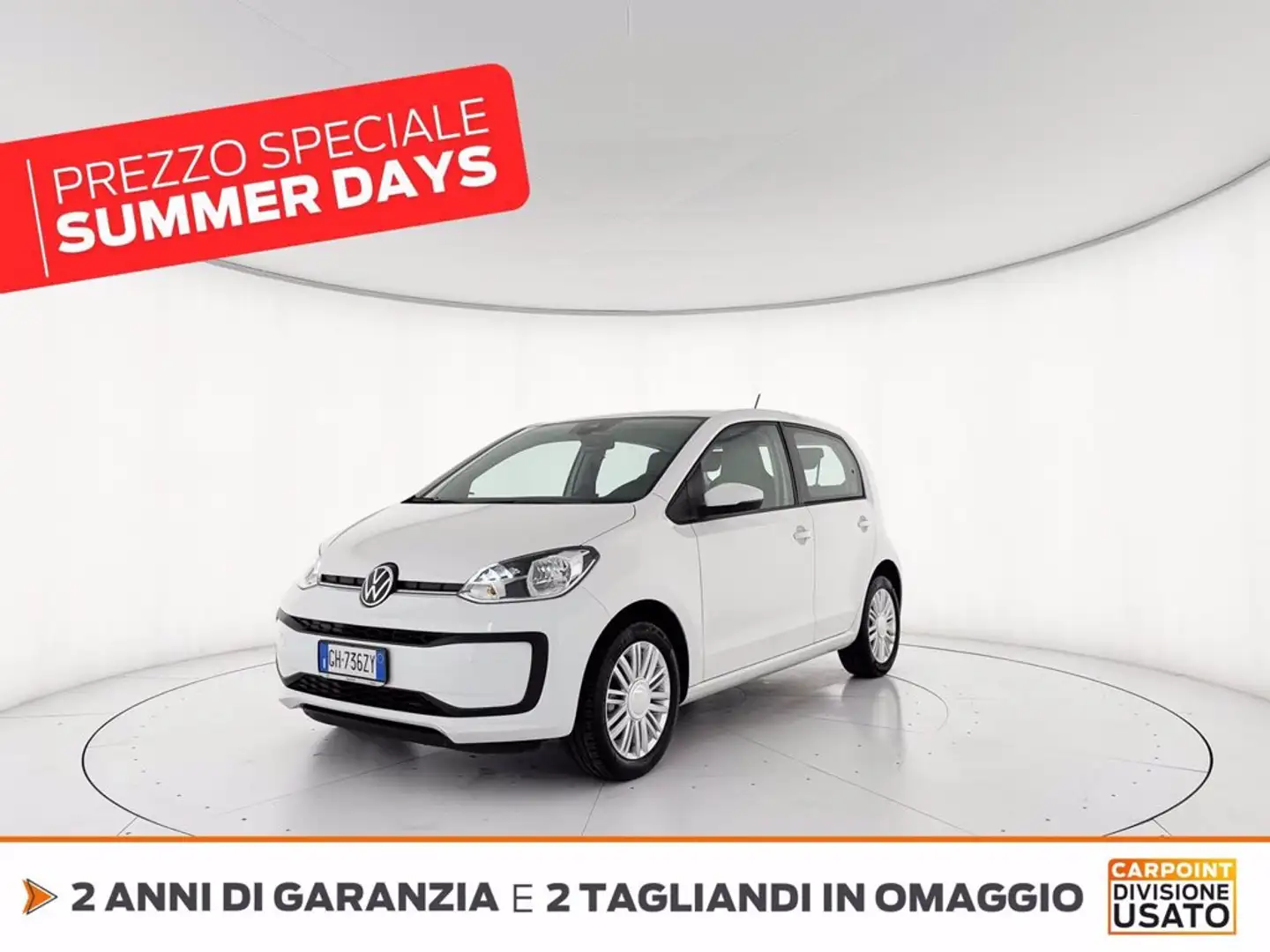 Volkswagen up! 5p 1.0 eco  move  68cv my20 Білий - 1