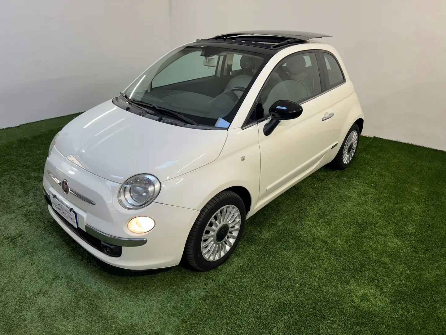Fiat 500 500 1.3 mjt EURO5 LOUNGE TETTO APRIBILE OK NEOAP. Bianco - 2