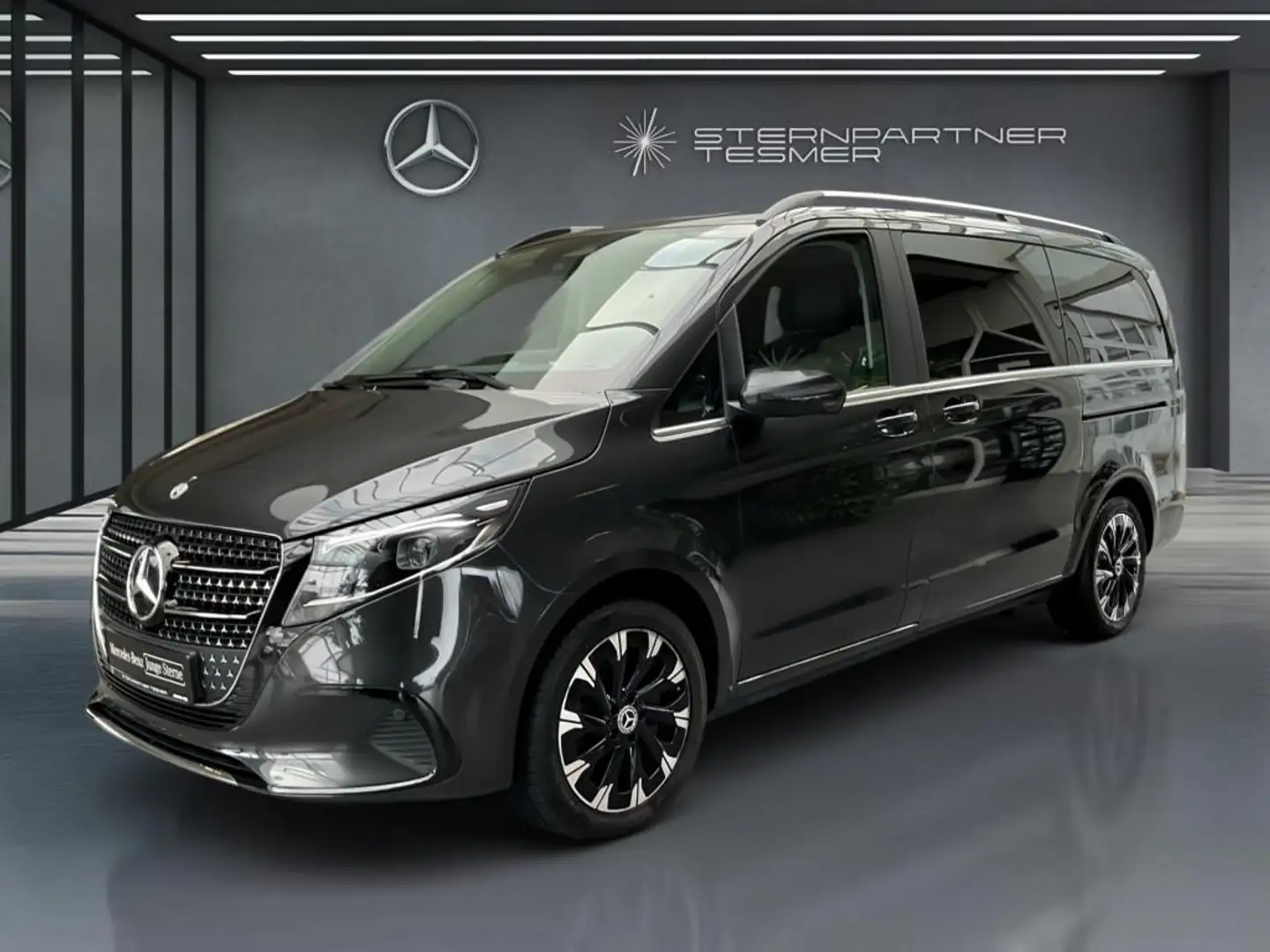 Mercedes-Benz V 300 d AVANTGARDE Lang Lenkr.Hz-AHK-Distronic Gris - 2