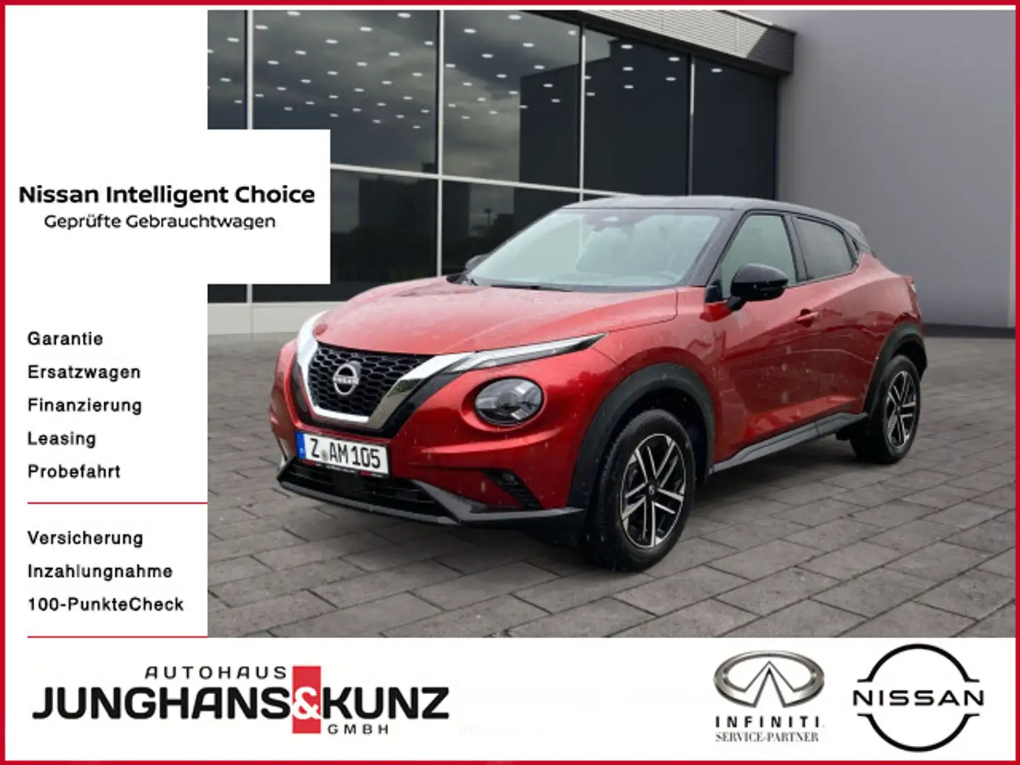 Nissan Juke JUKE N-CONNECTA DIG-T WINTER-PAKET NAVI beh. Fro Orange - 1