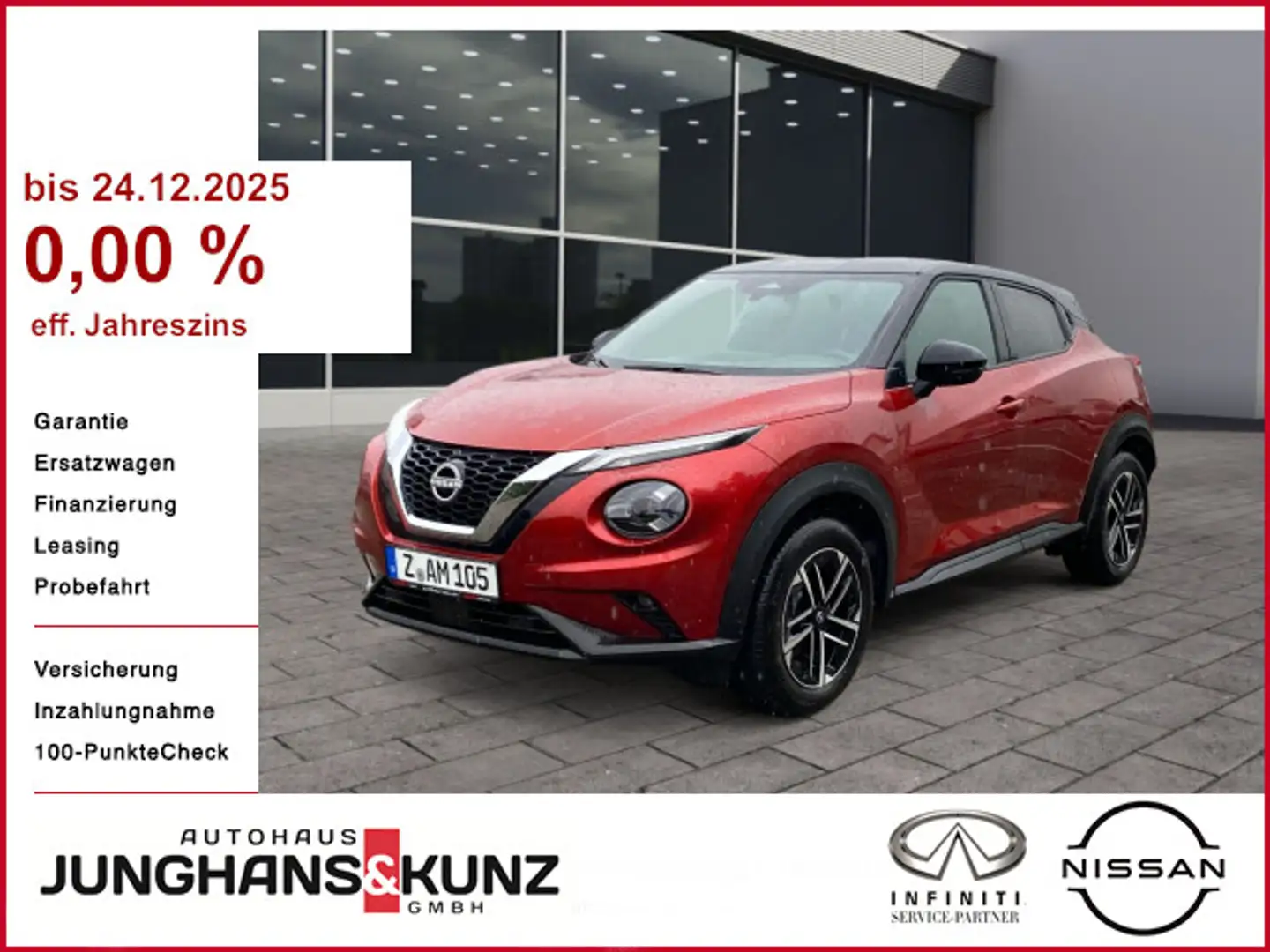 Nissan Juke JUKE N-CONNECTA DIG-T WINTER-PAKET NAVI beh. Fro Orange - 1