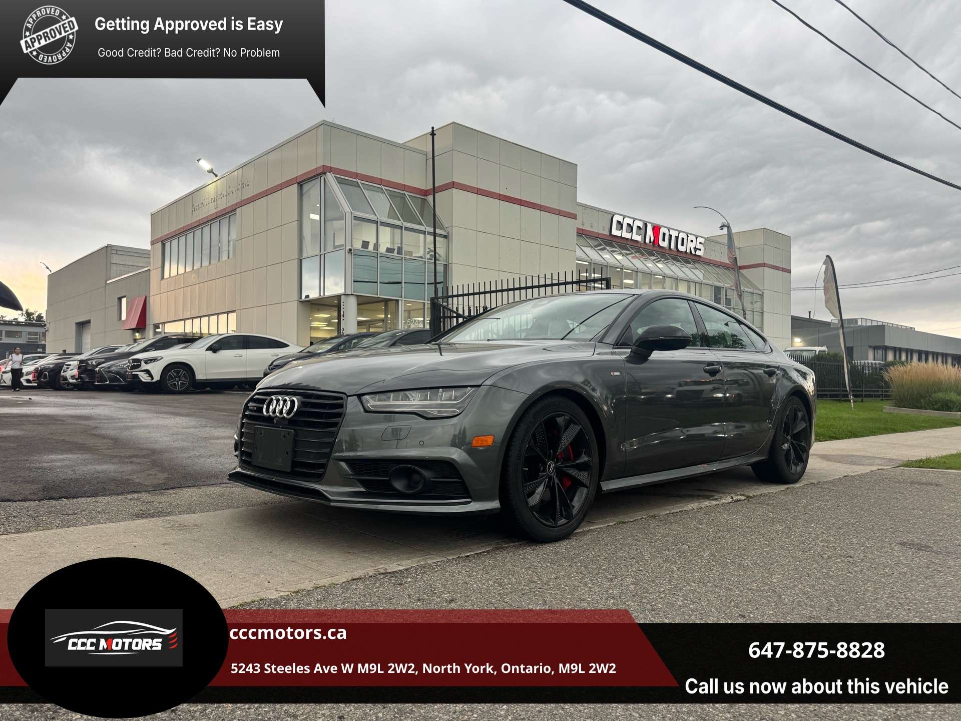 2017 Audi A7 4dr HB quattro 3.0T Competition/Low km