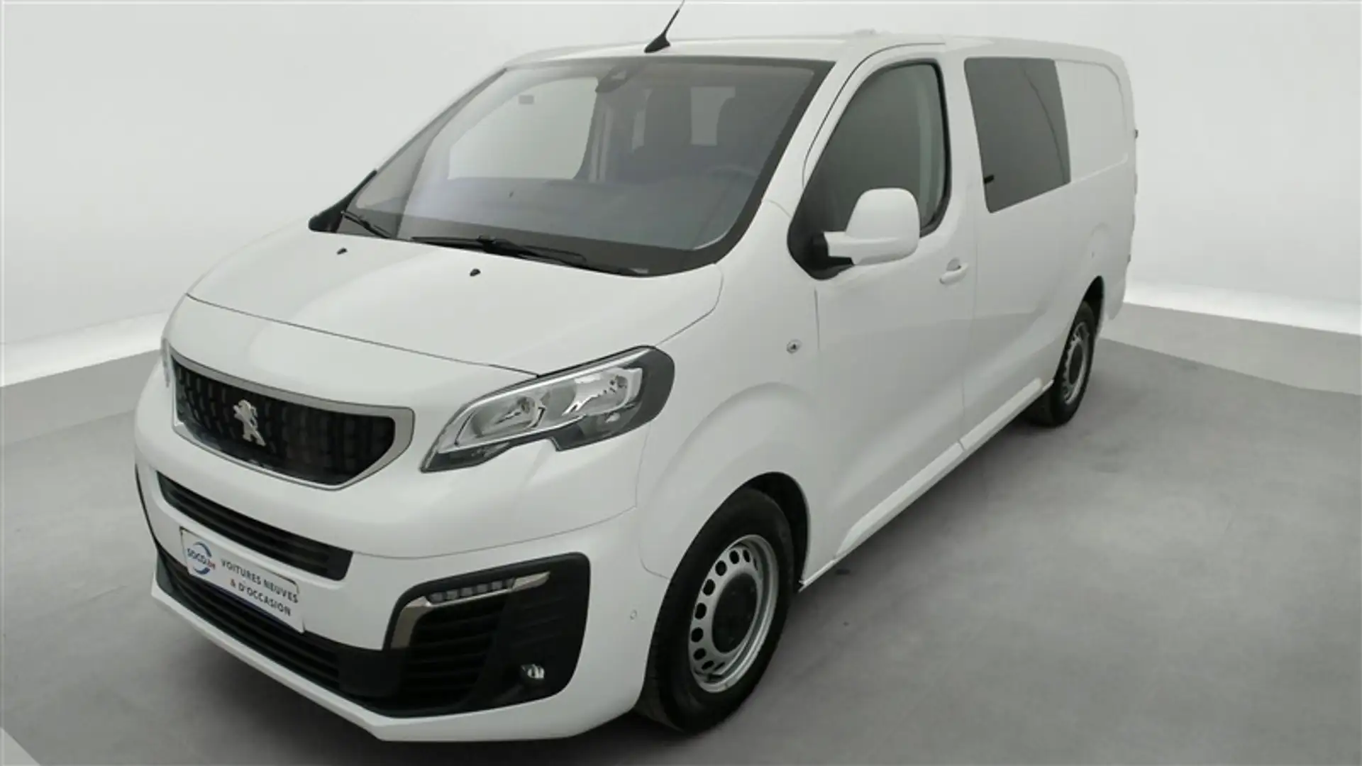 Peugeot Expert 2.0 BlueHDi EAT8 L3 DBLE CAB 6PL NAVI / CLIM Wit - 1