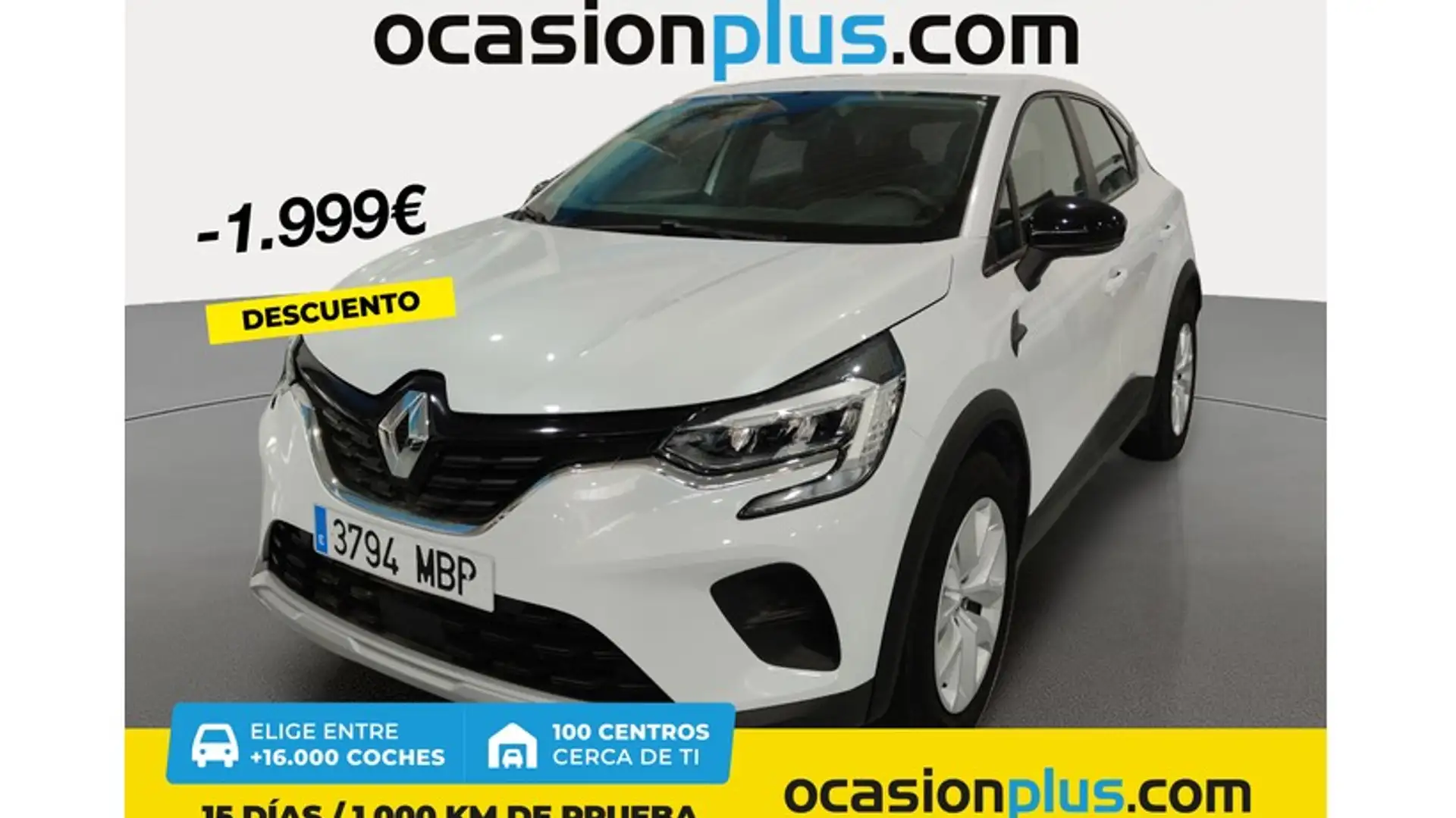 Renault Captur TCe Intens 74kW GLP Blanco - 1