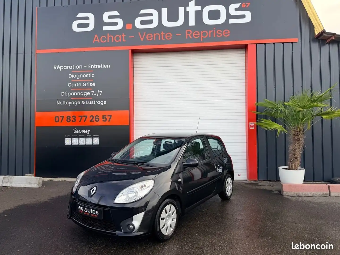 Renault Twingo 1.2 I 16 V 75 CV CLIM DISTRIBUTION NEUVE payement 4 X SANS FRAIS Zwart - 1