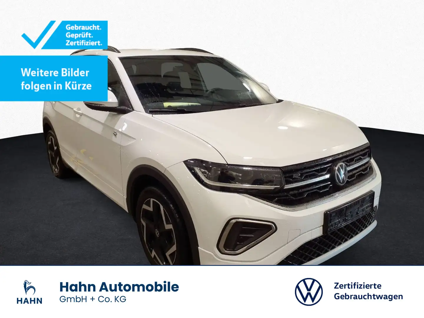Volkswagen T-Cross 1.5TSI DSG R-Line AHK Cam Matrix Navi Weiß - 1