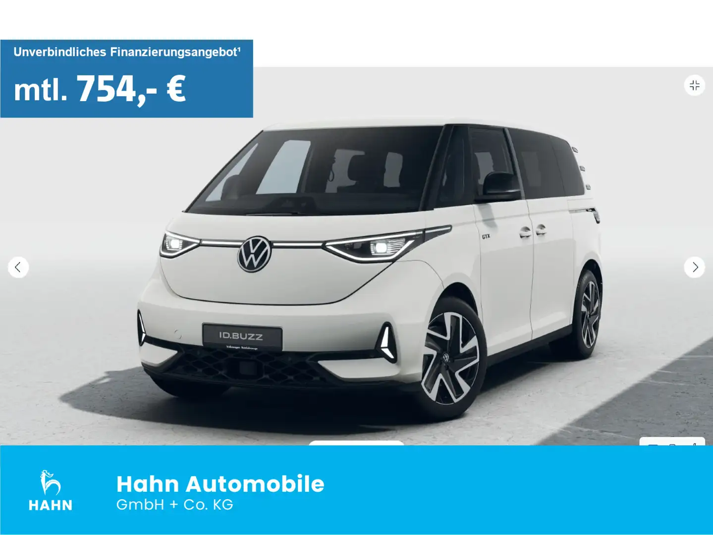 Volkswagen ID. Buzz GTX 250kW 4MOTION frei bestellbar White - 1