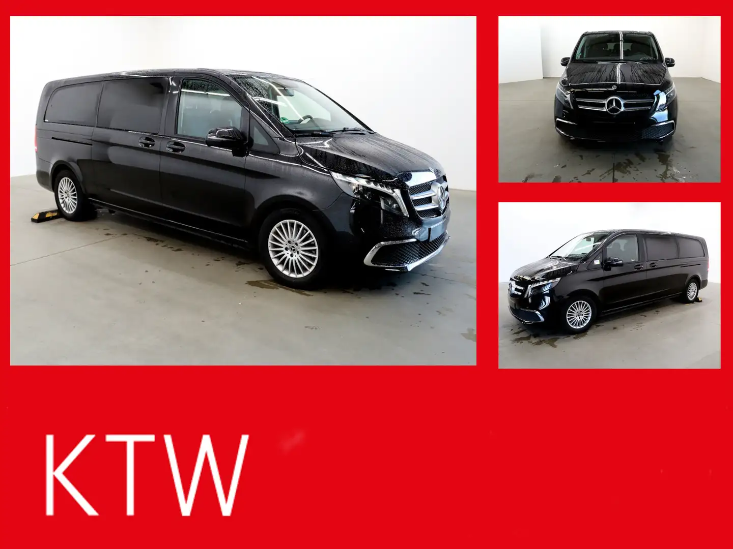 Mercedes-Benz V 300 Avantgarde Extralang,2xSchiebetür el.,AHK Schwarz - 1