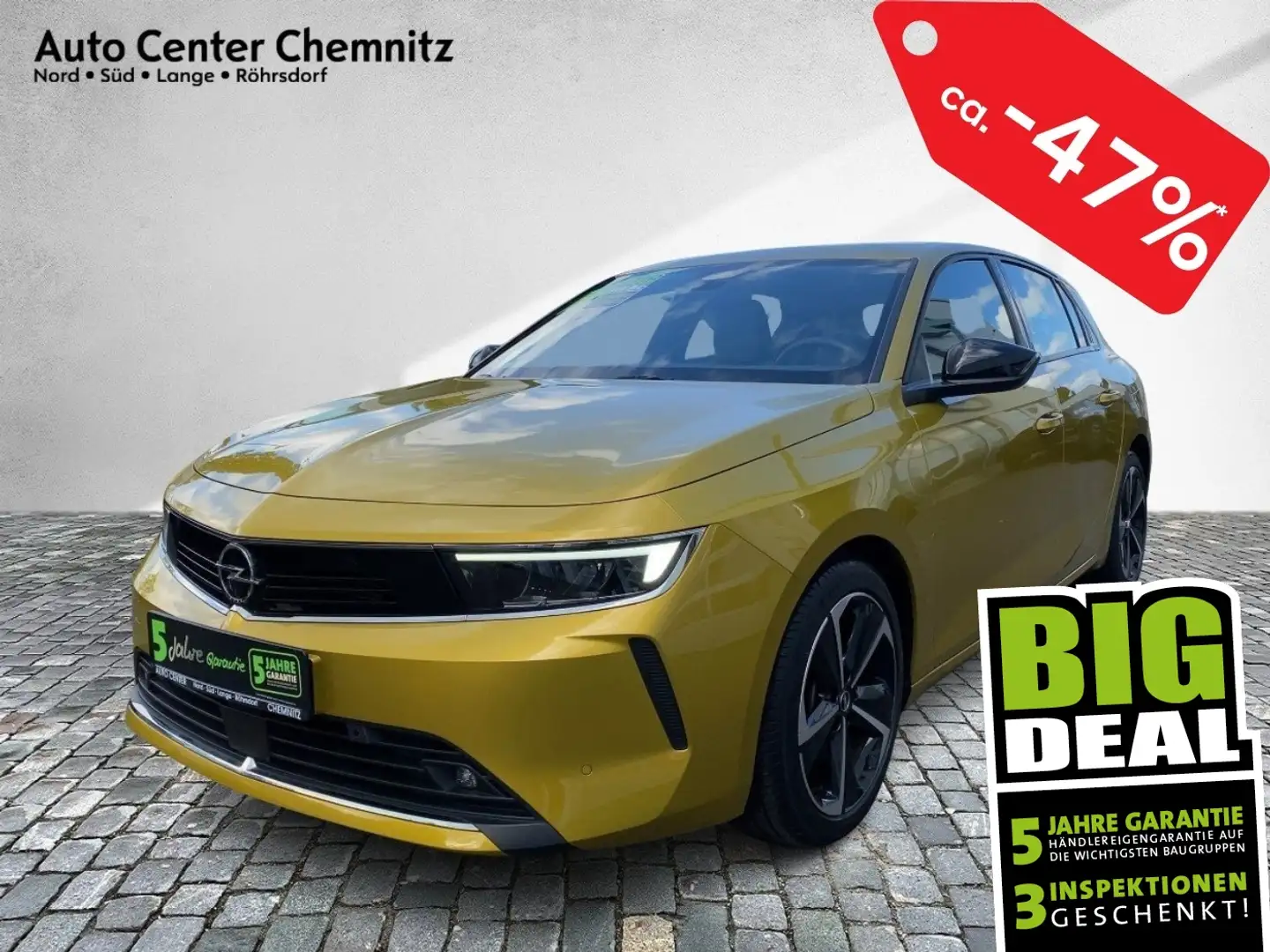 Opel Astra L AT8 Plugin Edition LED/Navi/SHZ/PDC/LM Amarillo - 1