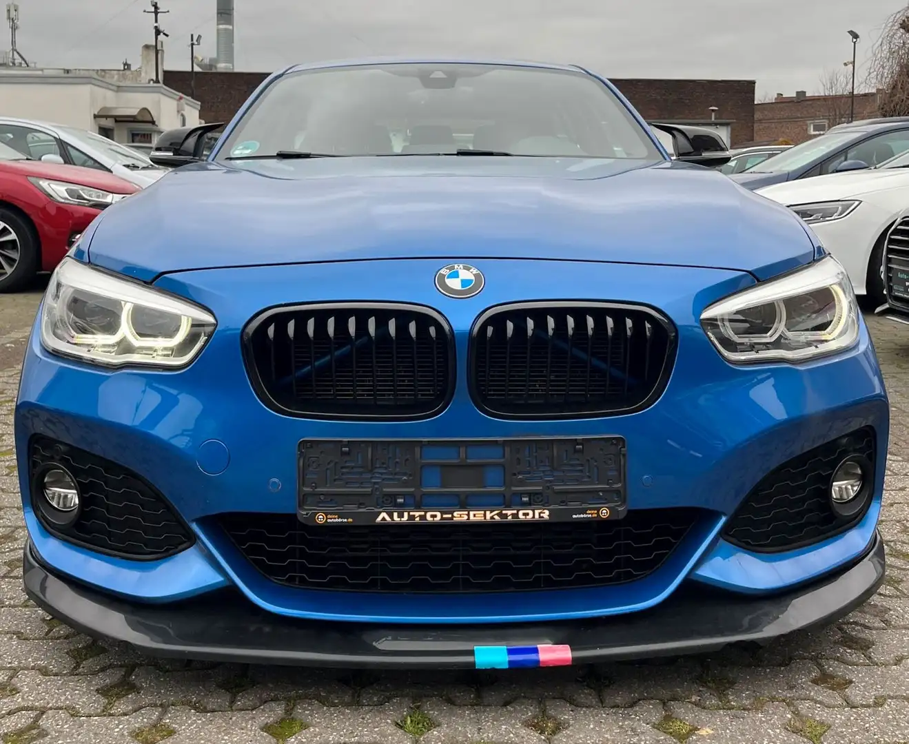 BMW 120 d *M-SPORT*5TRG-NAVI-ALCANT-PDC-SHZ-LED LICHT Kék - 2