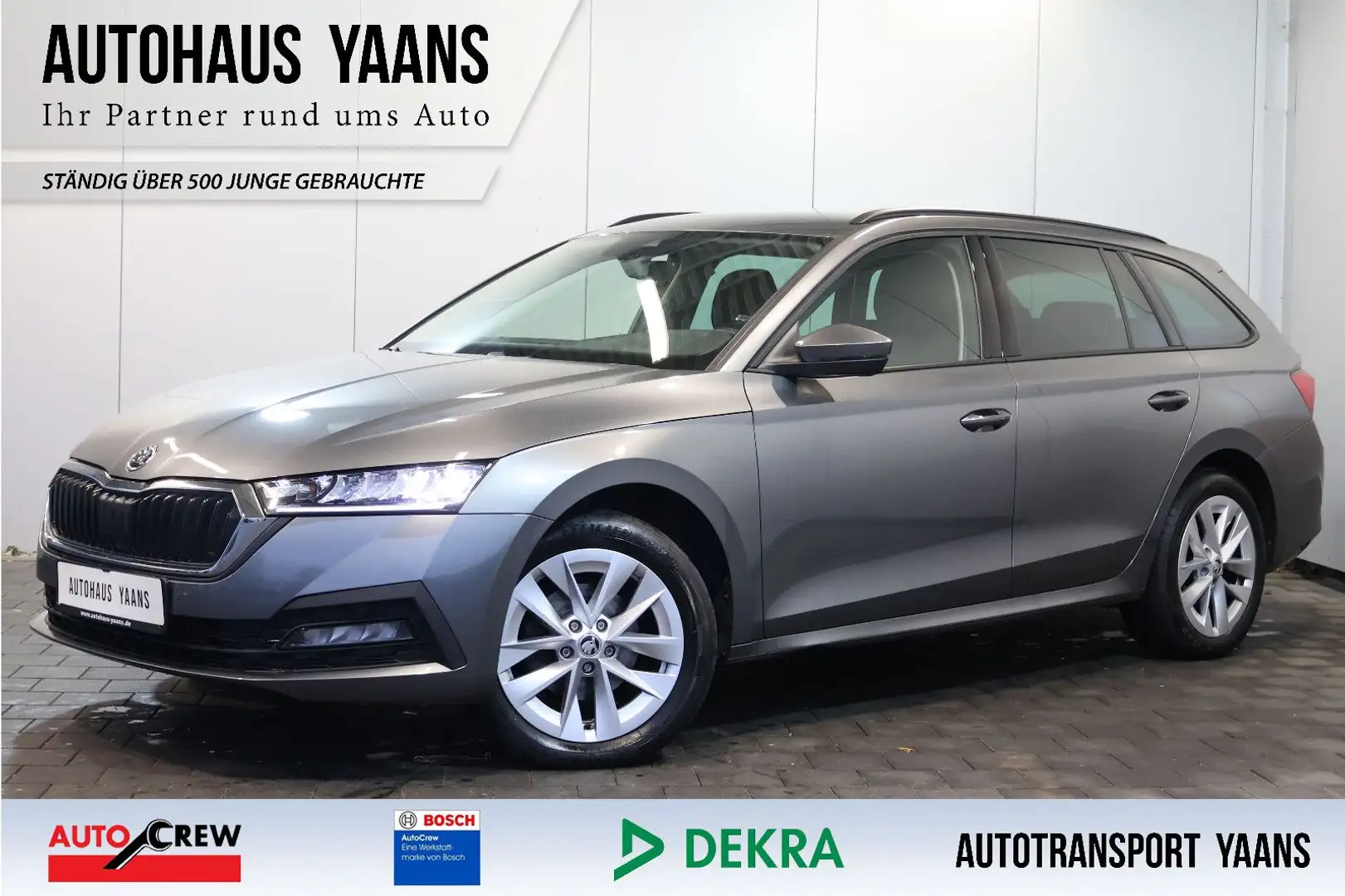 Skoda Octavia 2.0 TDI DSG Ambition AID+KEY+LED+AHK+17" Grau - 1