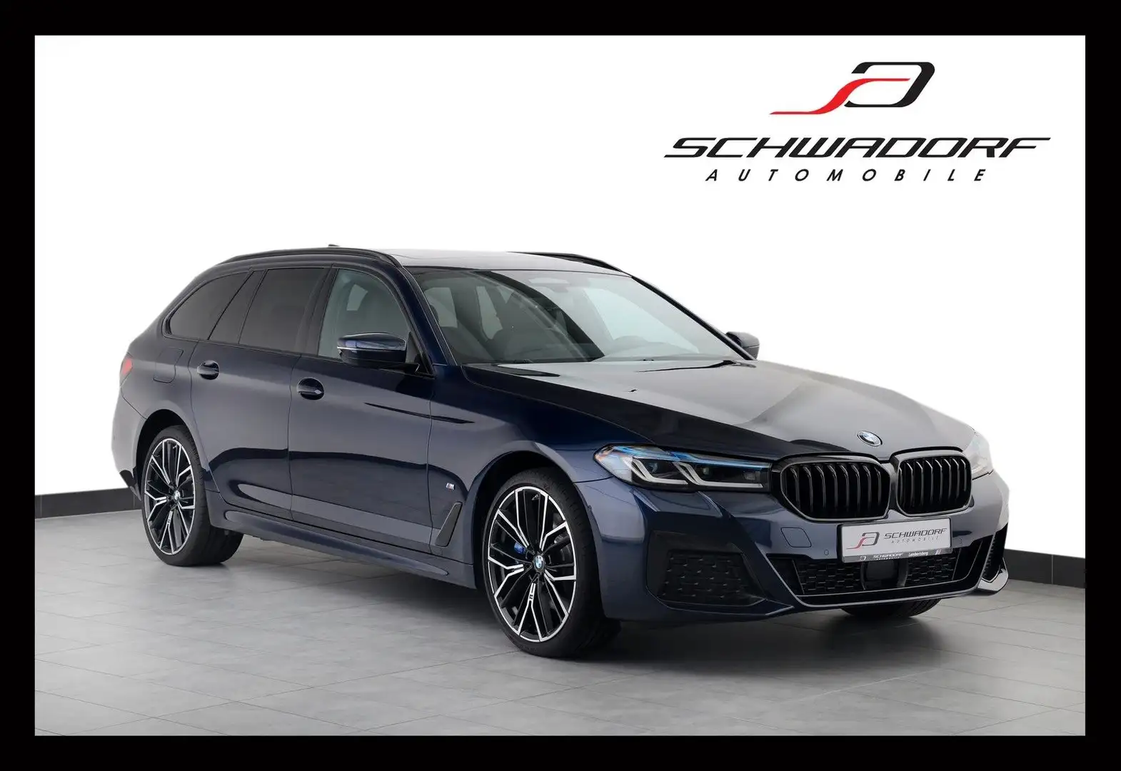 BMW 520 d Touring M Sport PANO H&K ACC STHZ AHK 20" Azul - 1