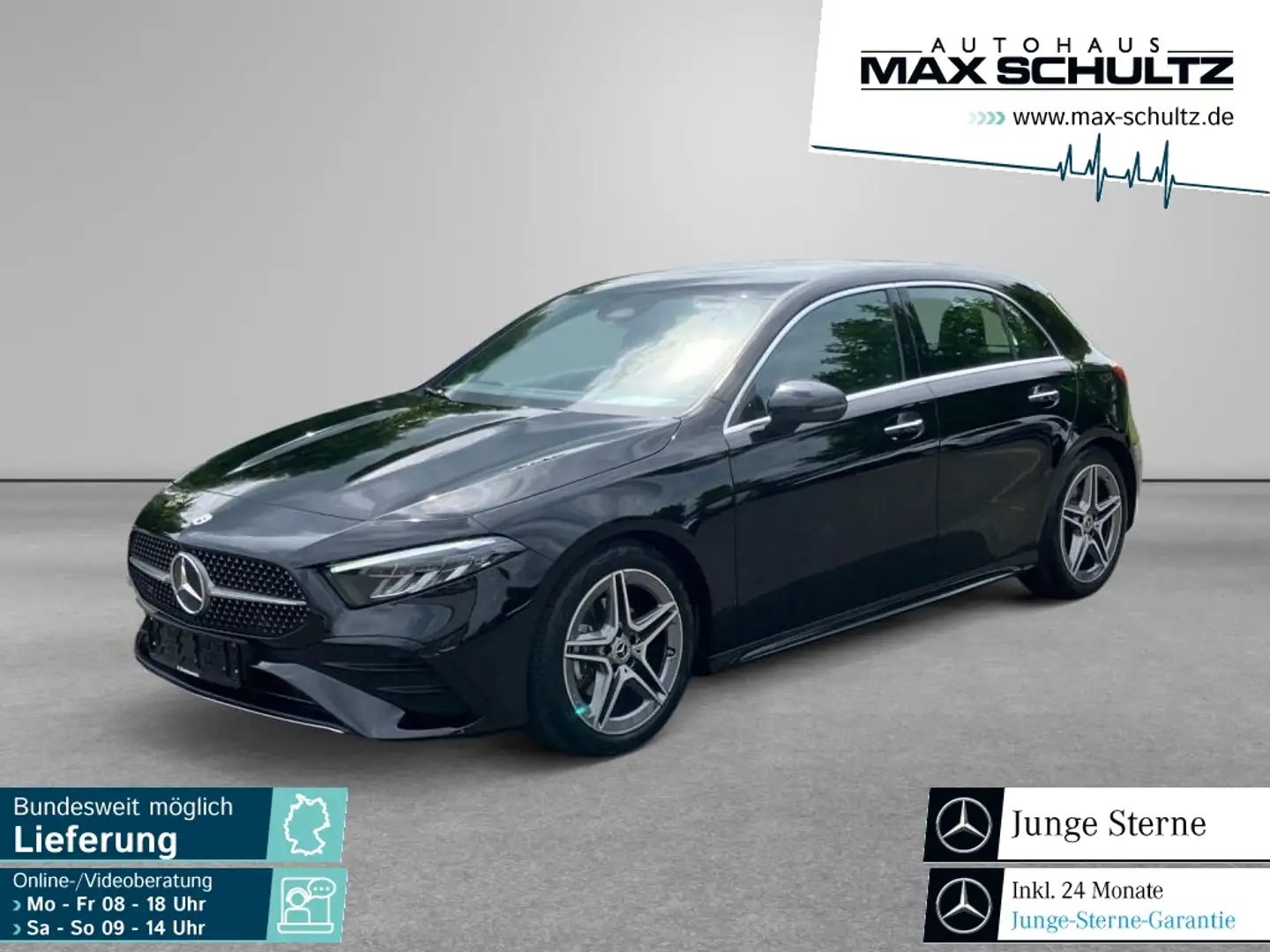 Mercedes-Benz A 200 Kompaktlimousine AMG*LED*SpurH*PDC*RFK*AHK Schwarz - 1