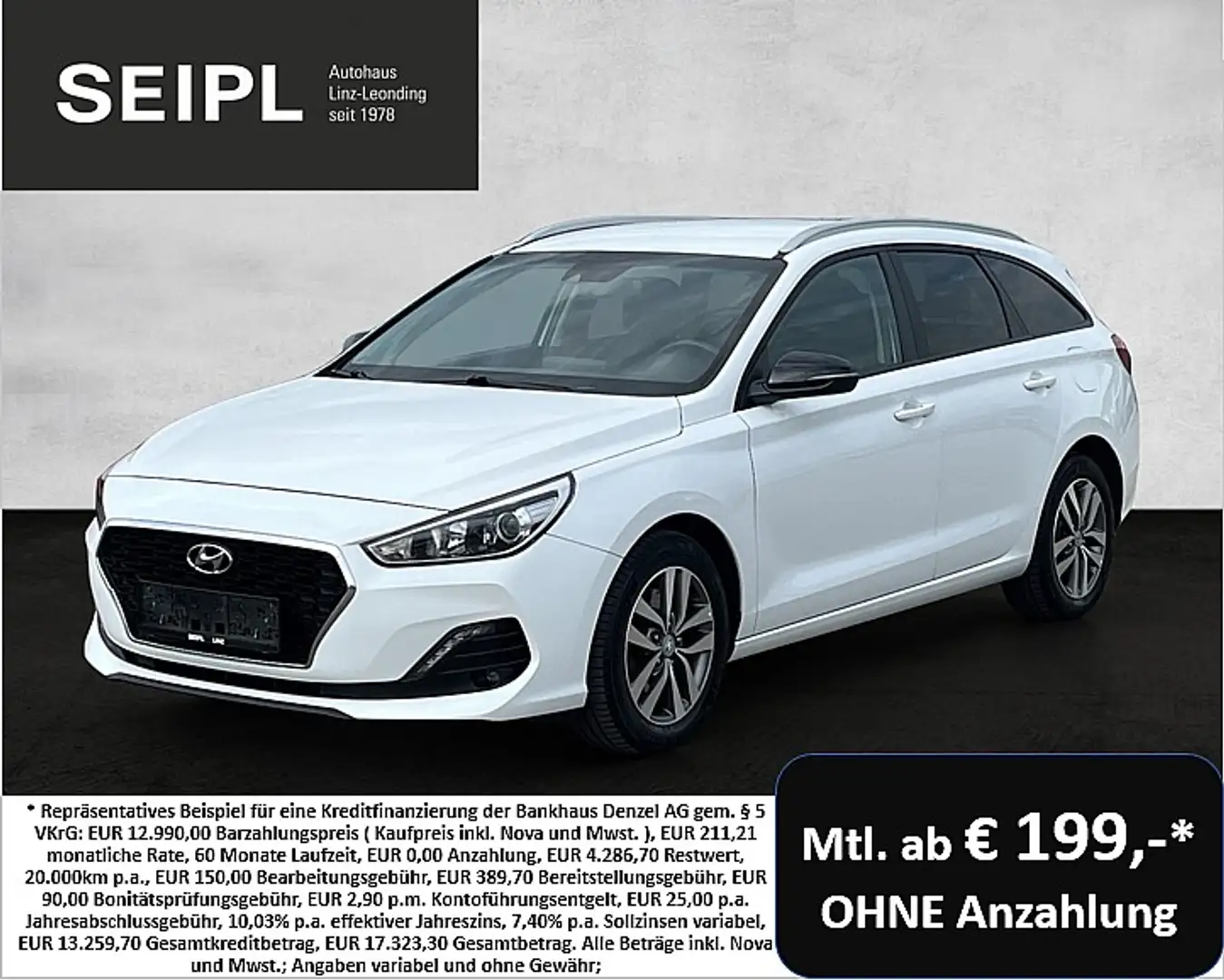 Hyundai i30 CW 1,0 T-GDI Level 3 Plus*Navi*Rückfahrkamera*S... Weiß - 1