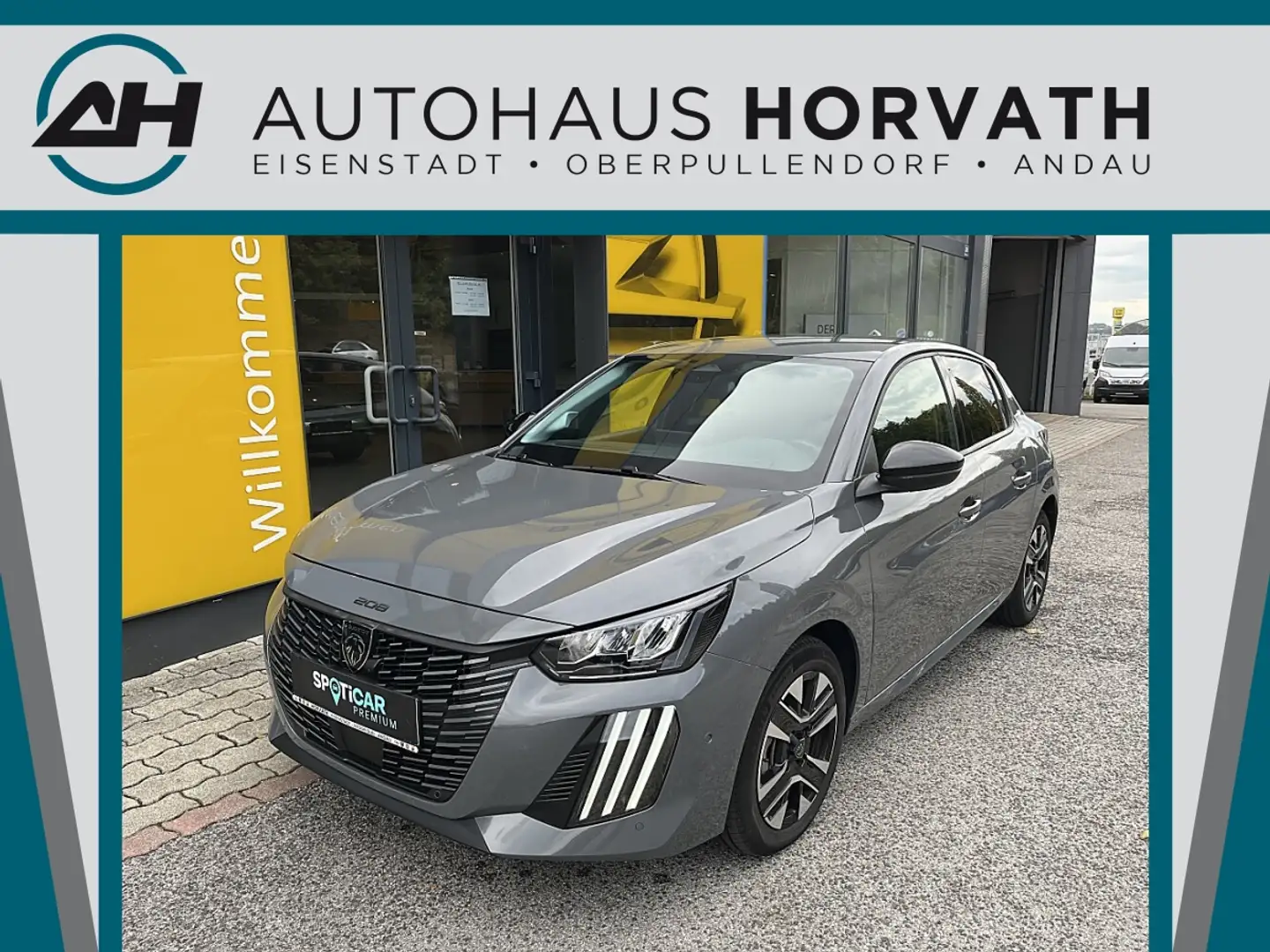 Peugeot 208 Hybrid 110 e-DCS6 Allure!TOP ANGEBOT! Grau - 1