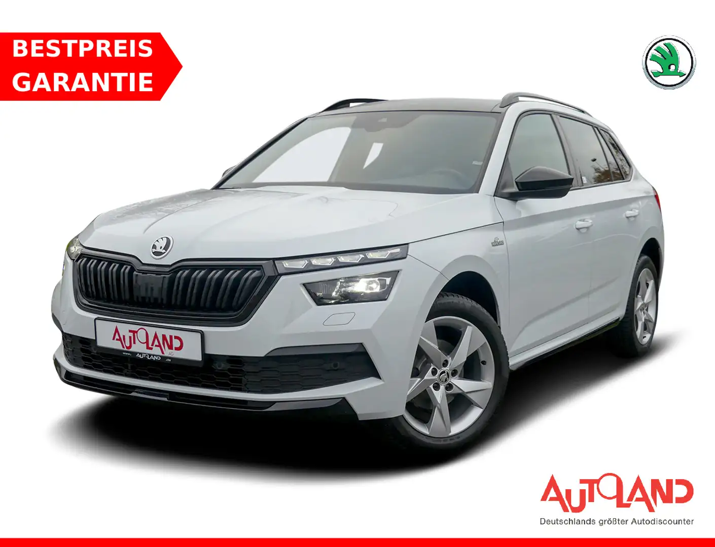 Skoda Kamiq 1.5 16V TSI Monte Carlo DSG LED Navi DAB Blanc - 1
