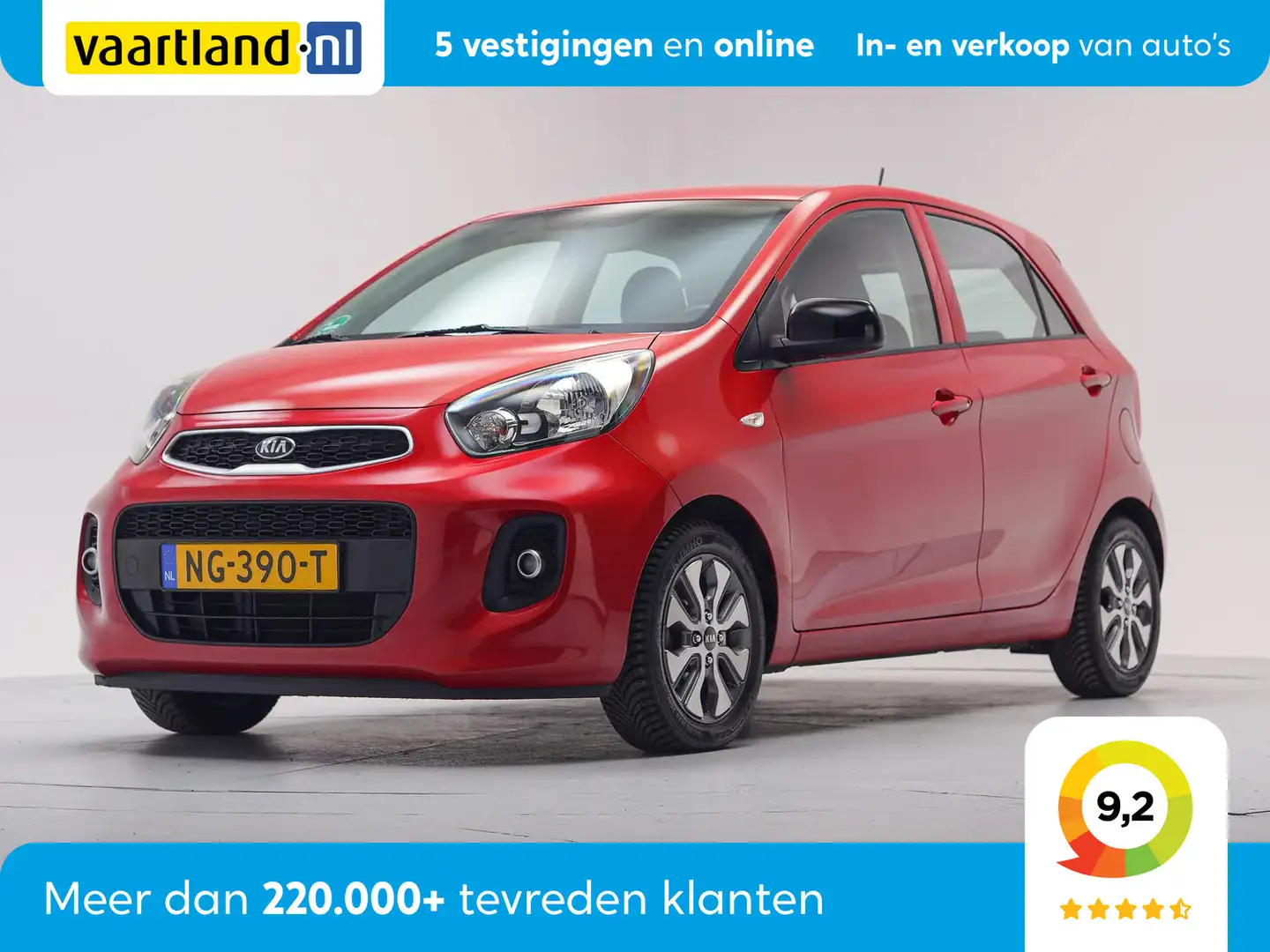 Kia Picanto 1.0 CVVT EconomyPlusLine 5-drs [ Navi Camera Trekh Rood - 1