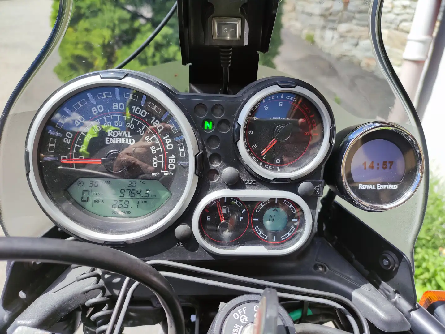 Royal Enfield Himalayan 411 Euro 5 con Tripper Argento - 2