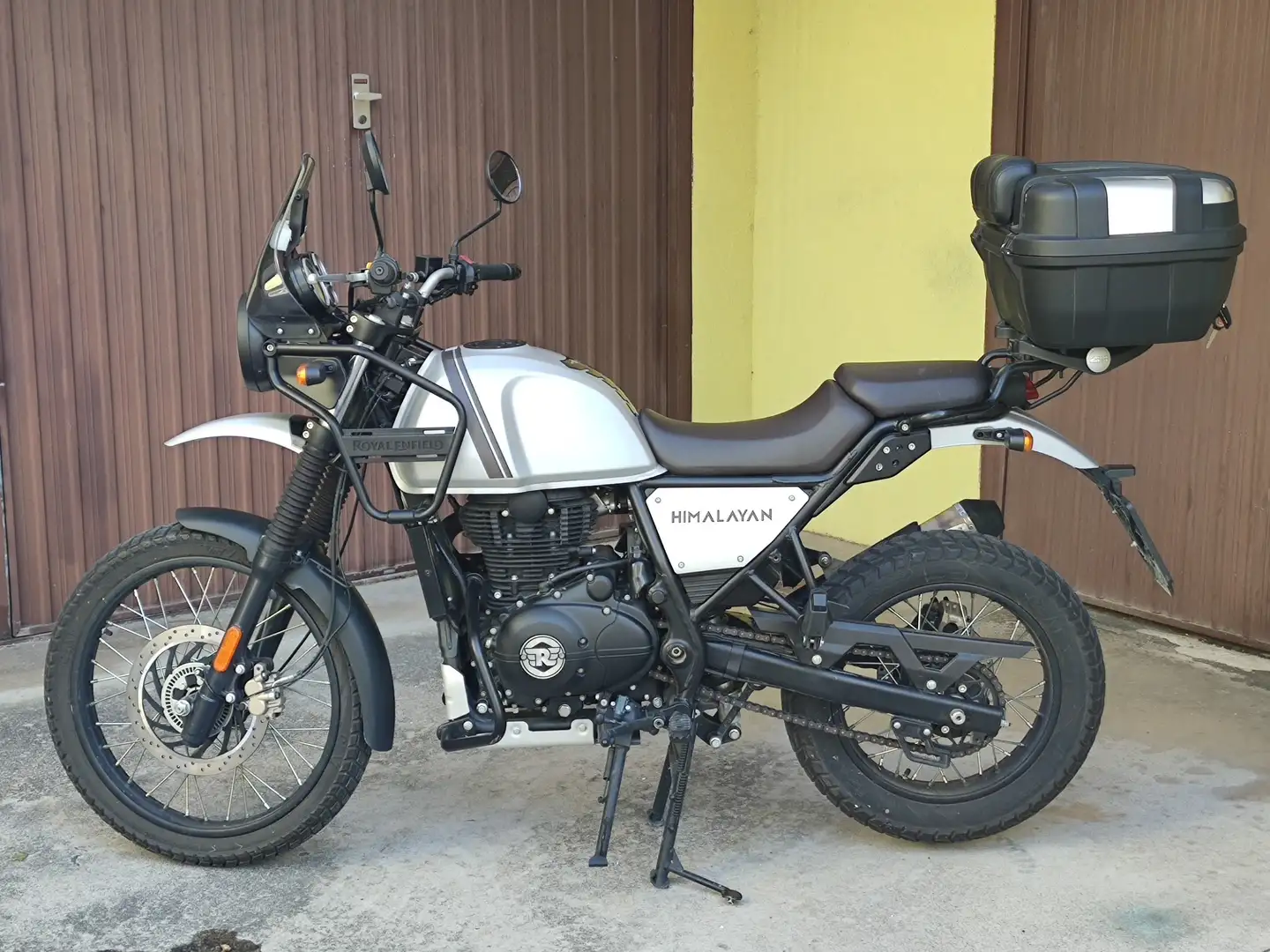 Royal Enfield Himalayan 411 Euro 5 con Tripper Argento - 1