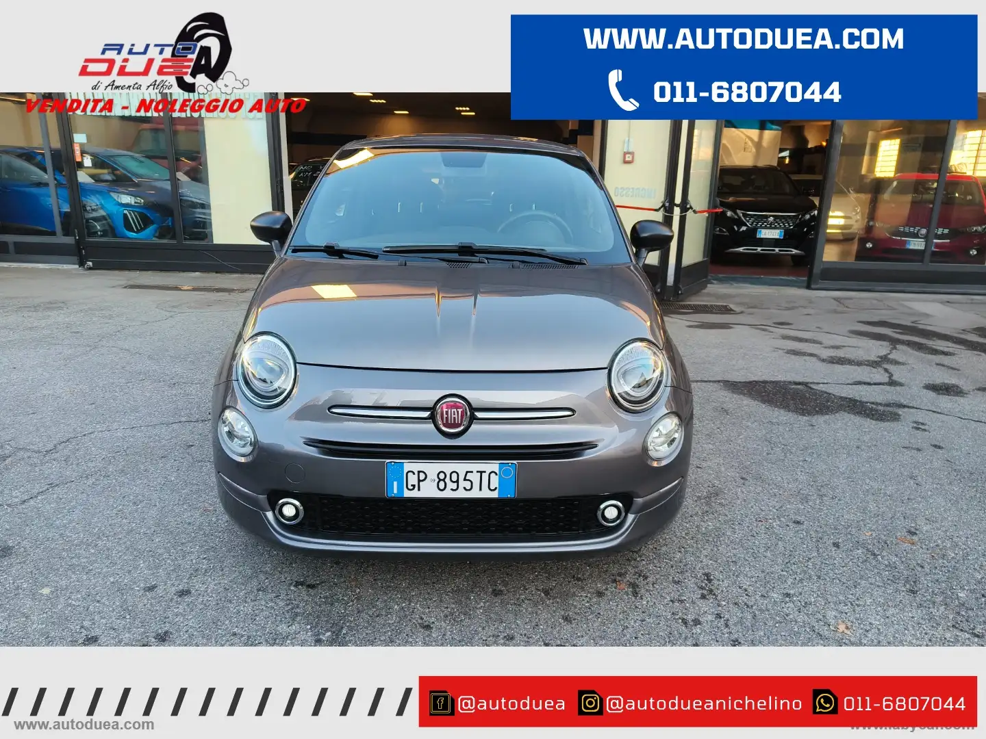 Fiat 500 1.0 Hybrid Club NO VINCOLI Grigio - 2