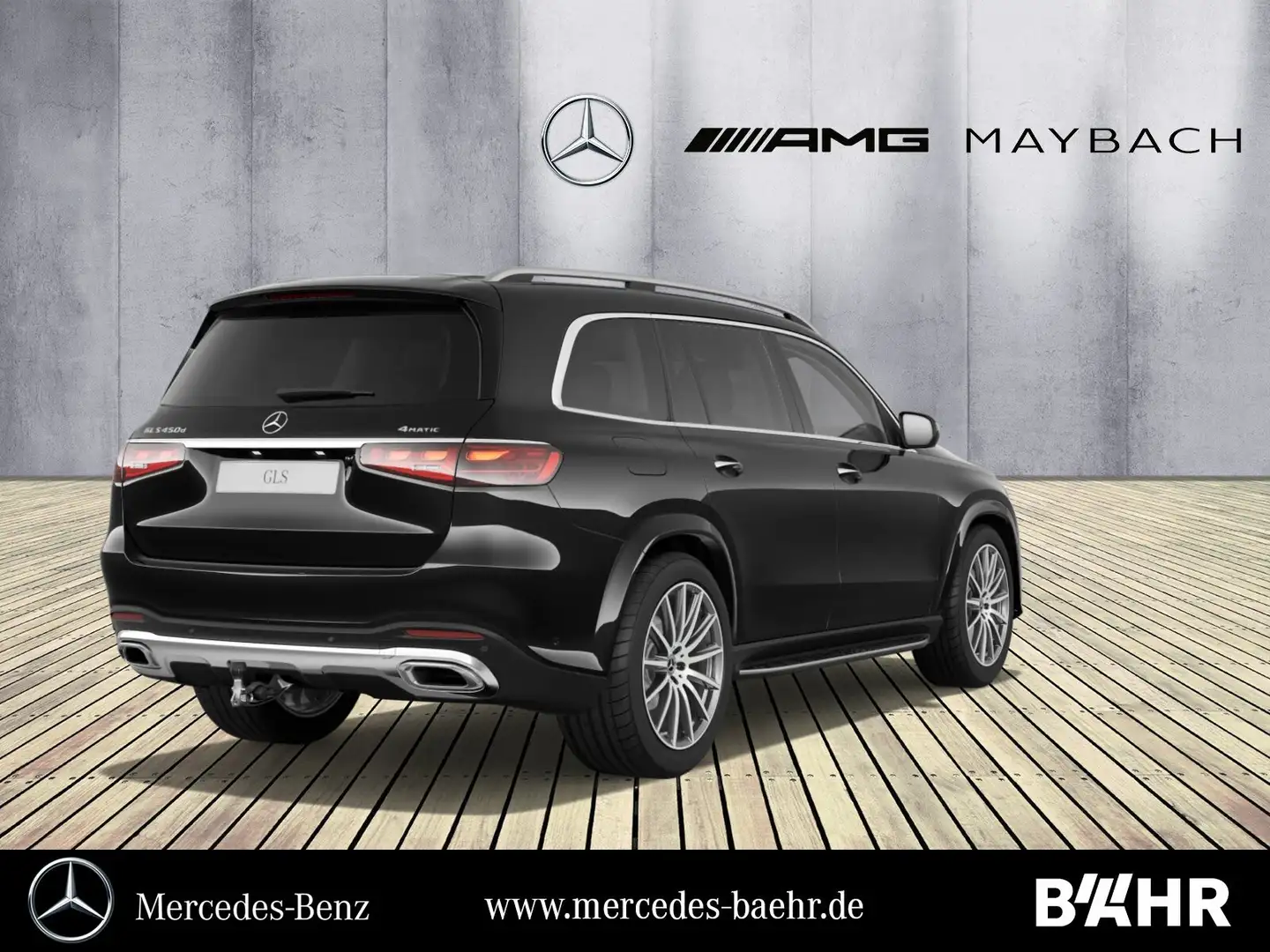 Mercedes-Benz GLS 450 GLS 450 d 4M AMG/AHK/Pano/Airmatic/Burmester/22" Schwarz - 2