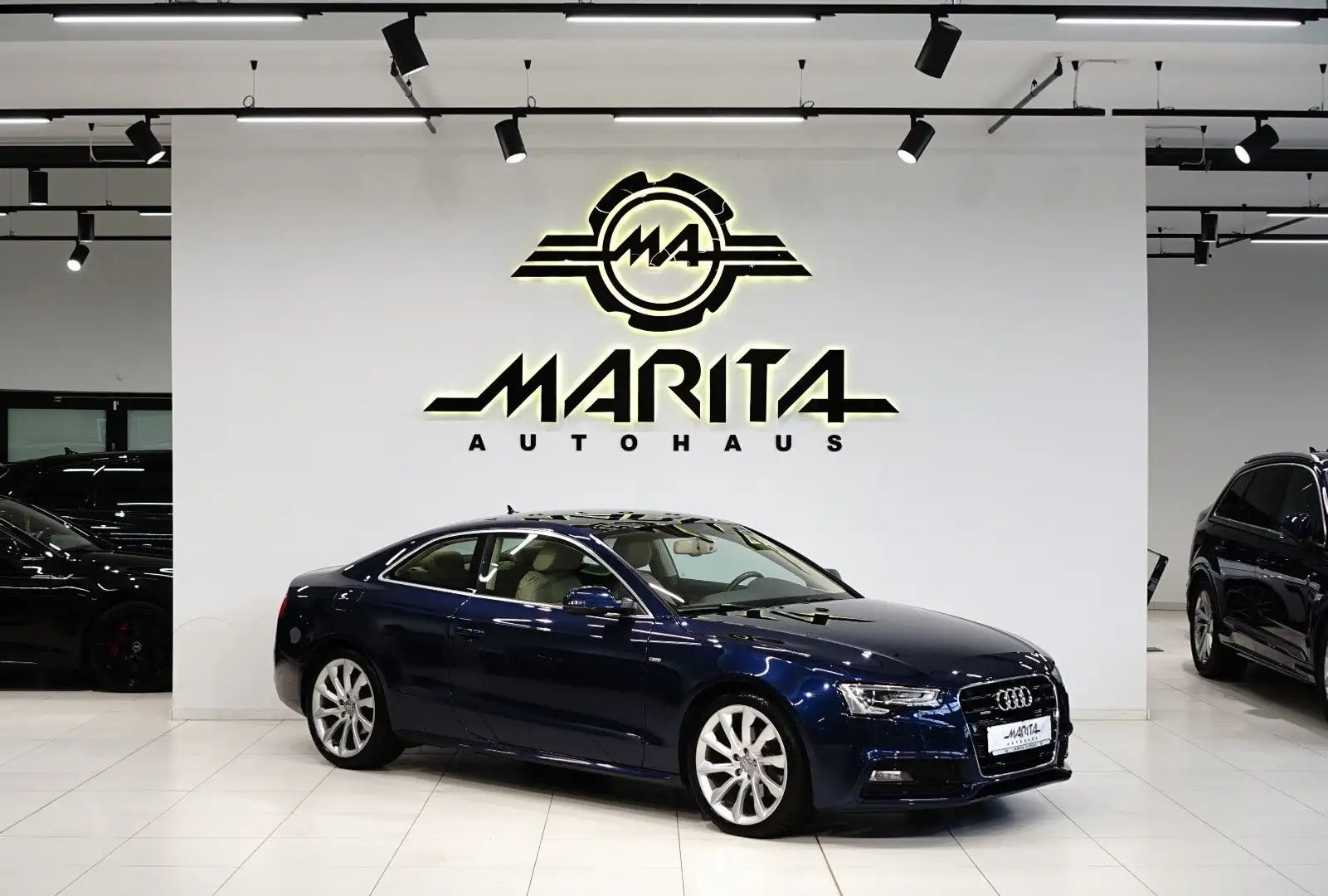 Audi A5 COUPE 2.0|S-LINE|KAMERA|LEDER|NAVI|TEMPOMAT| Bleu - 1