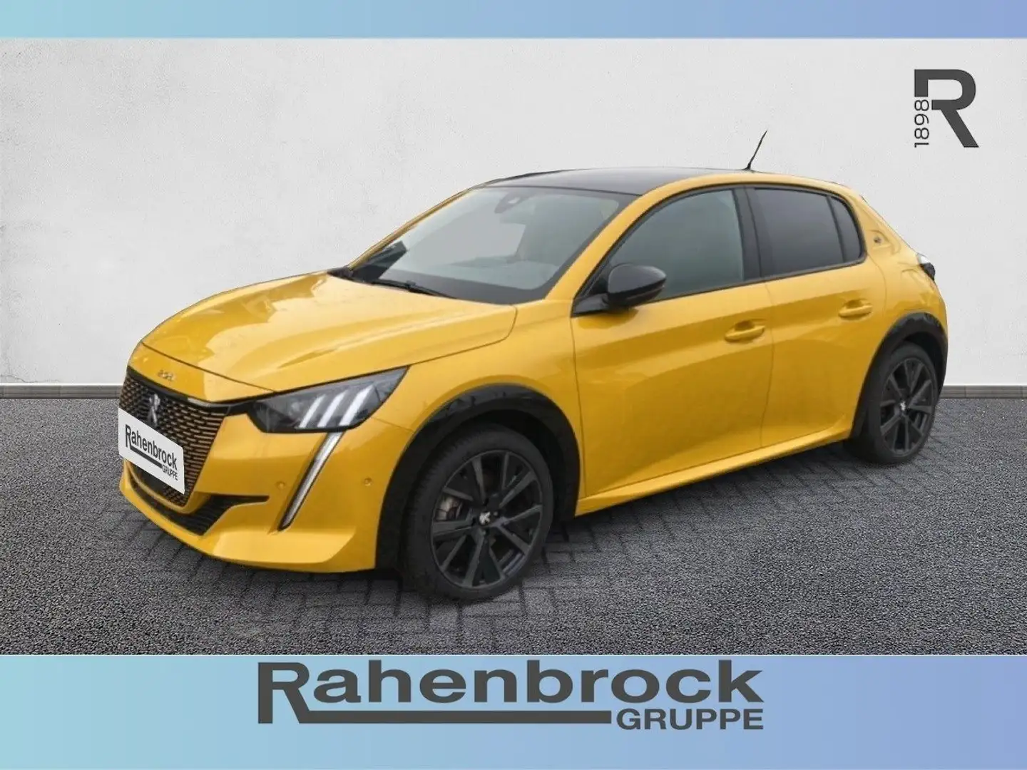 Peugeot e-208 GT+ Elektromotor 136 Kamera Navi SHZ Jaune - 1