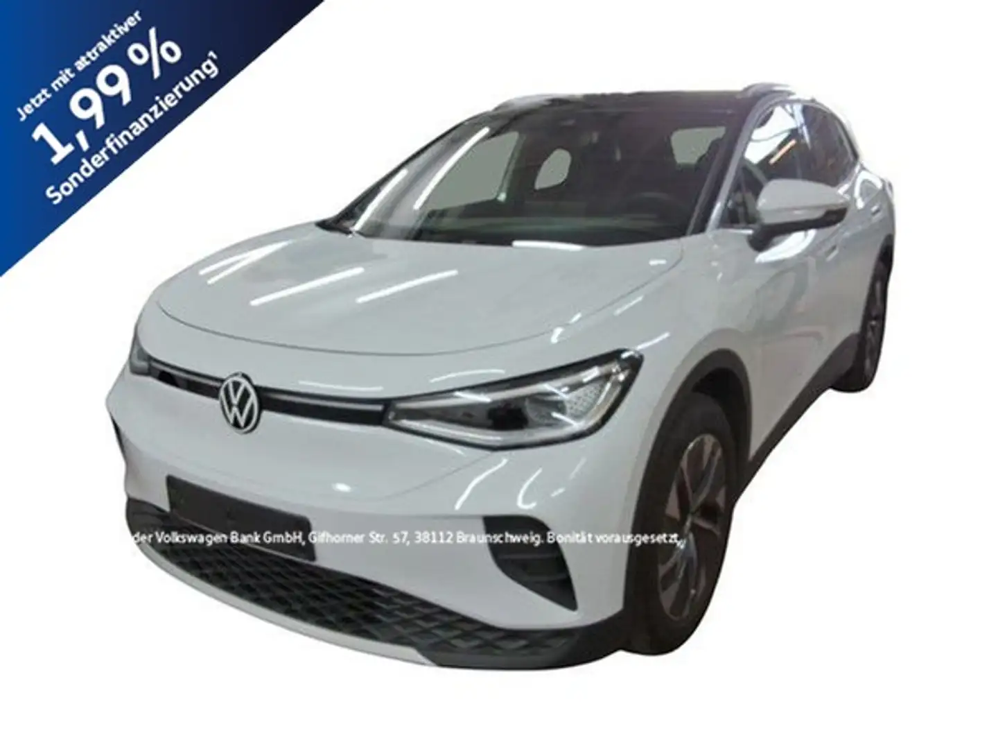 Volkswagen ID.4 Pro 210 kW AHK Wärmep. ACC SideAssist Navi 19Zoll Weiß - 1